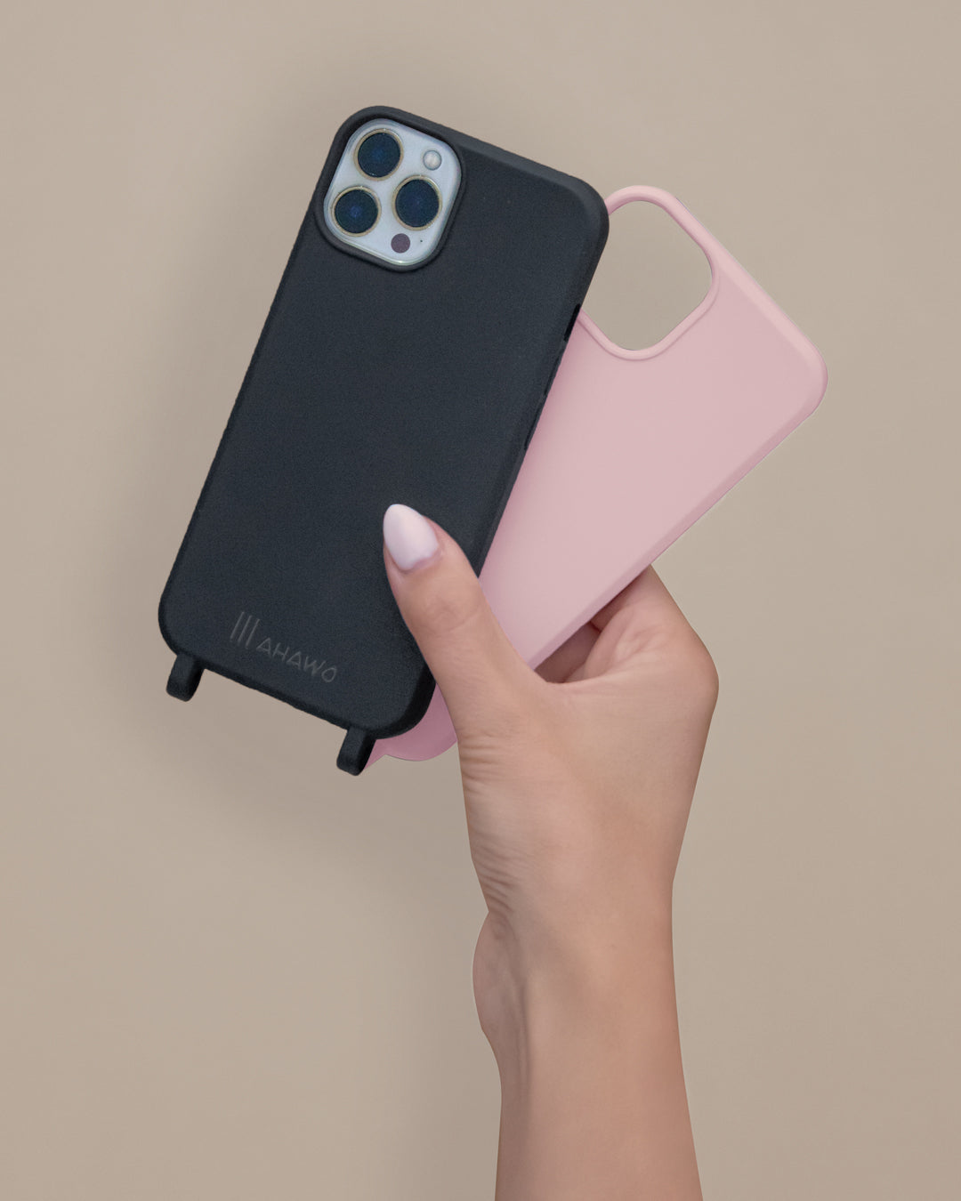 Phone Cases in black and rose, MAHAWO