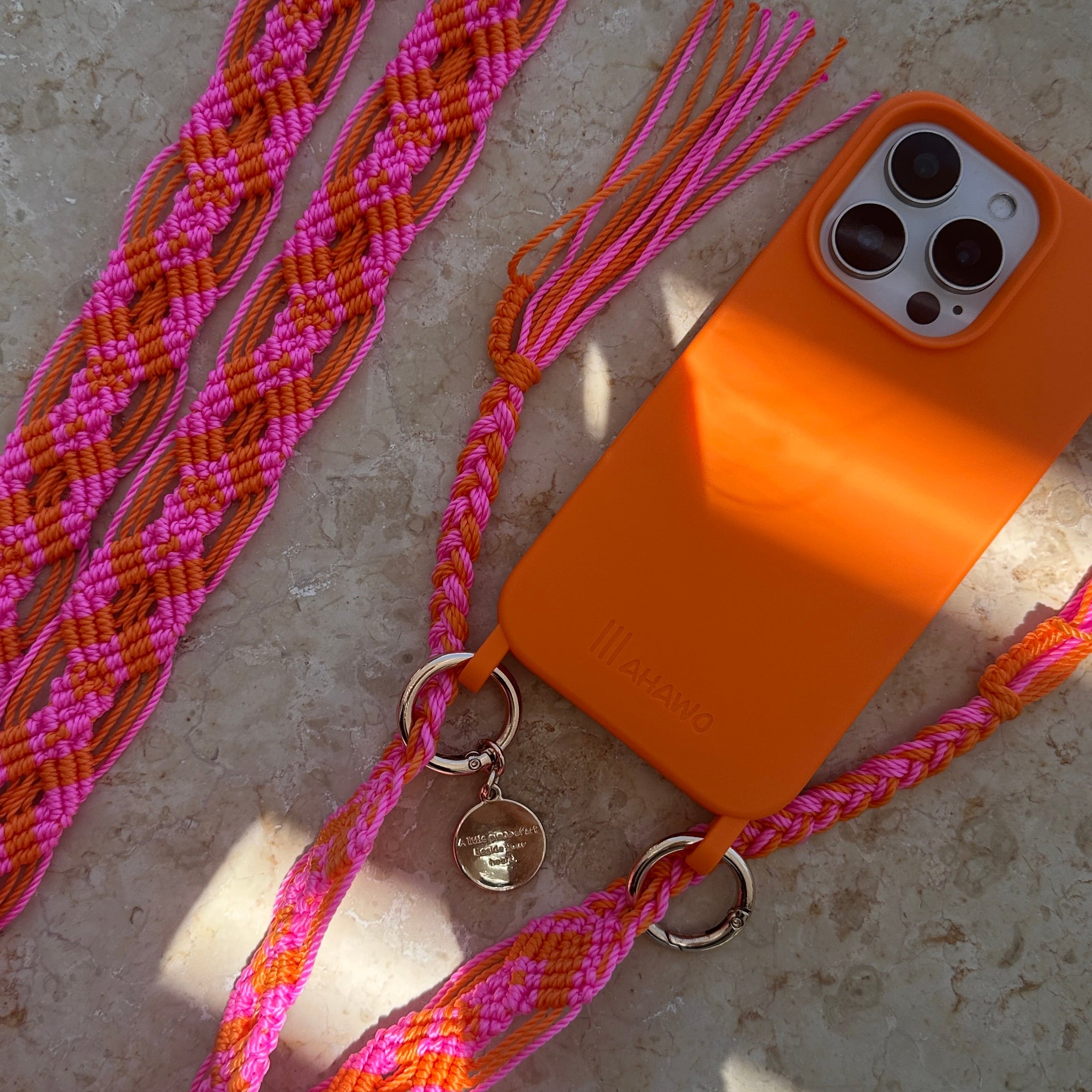 Phone Case with Eyelets Orange