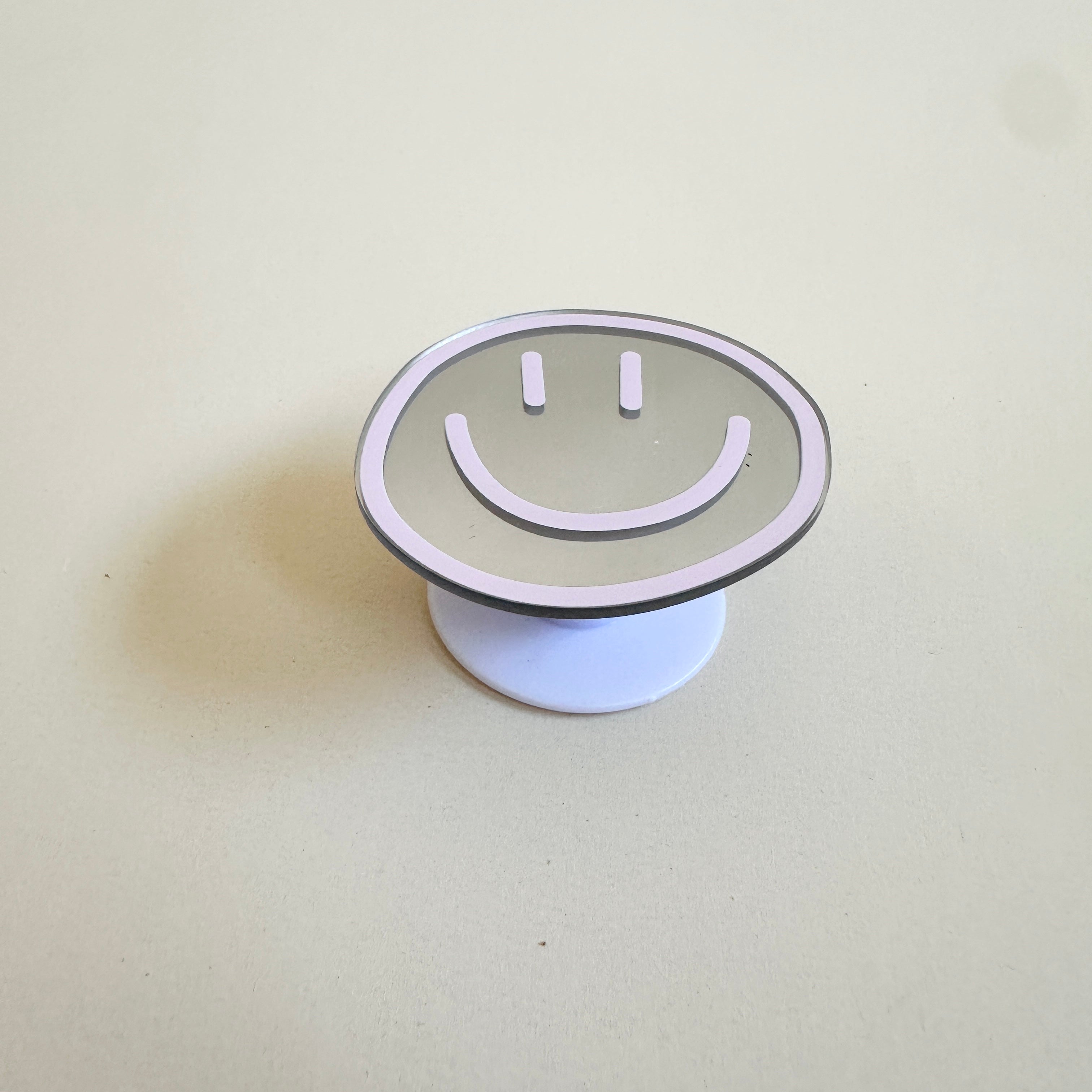 Phone Pop Holder Smiley Rose