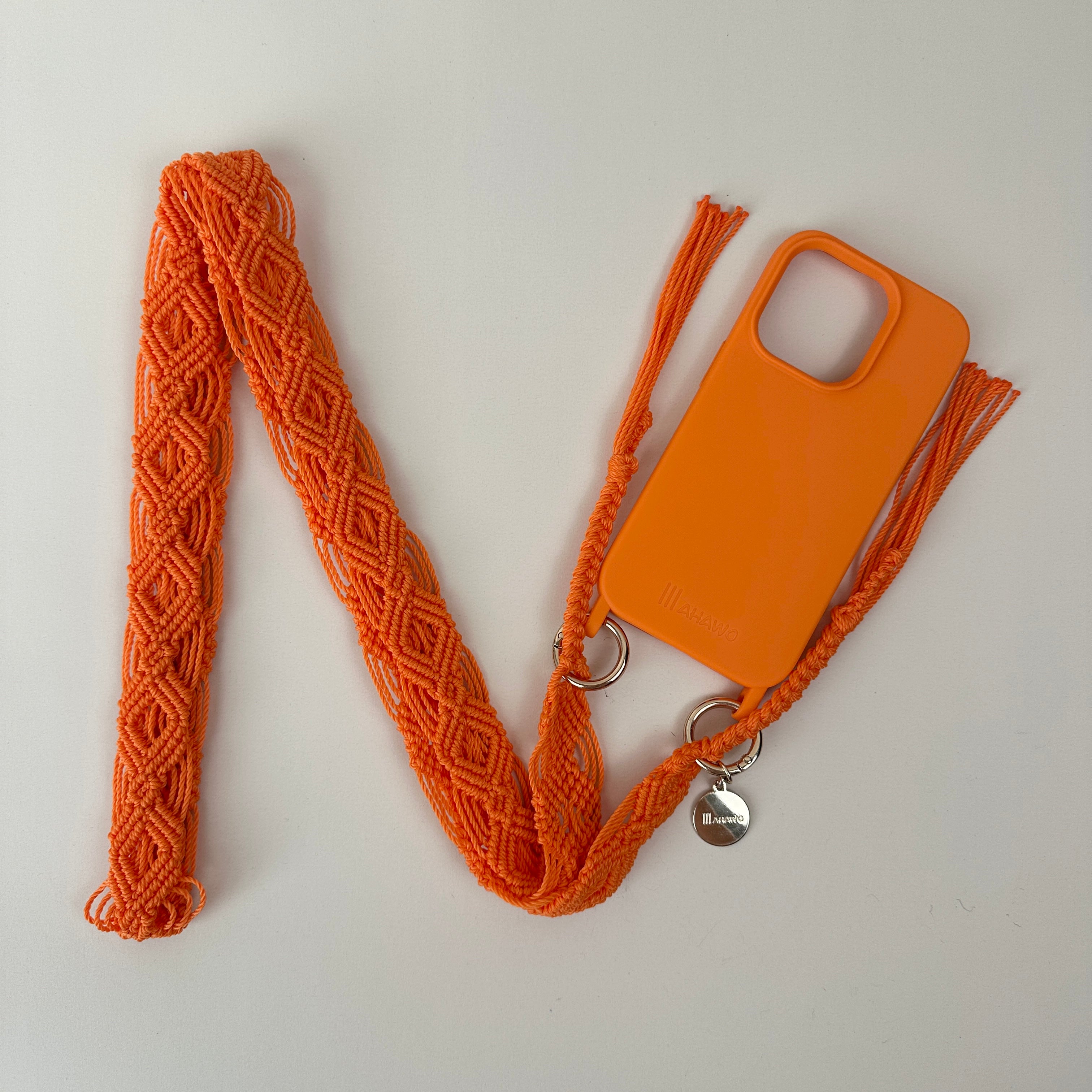 Juicy Orange Slim Phone Strap