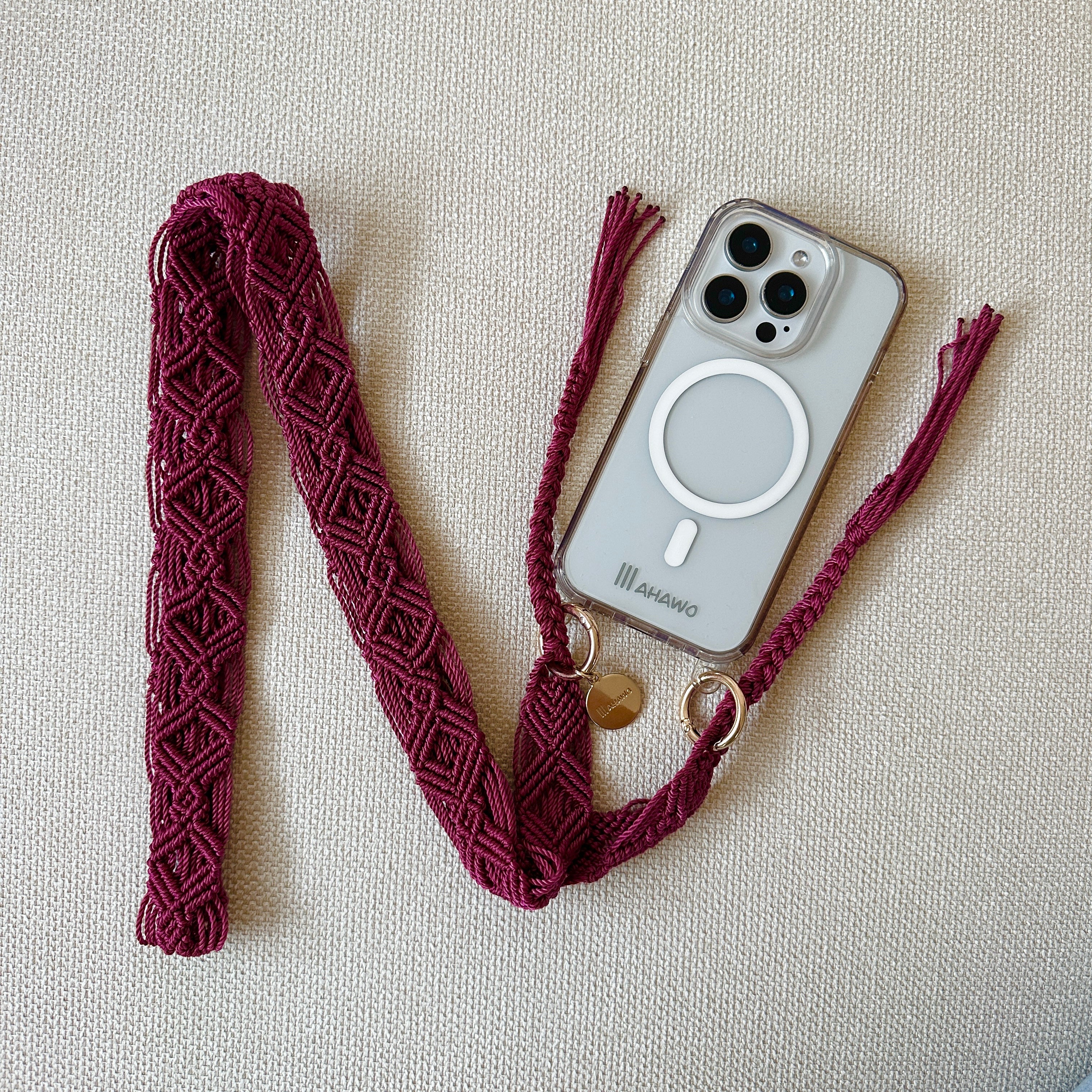 Ruby Dusk Slim Phone Strap