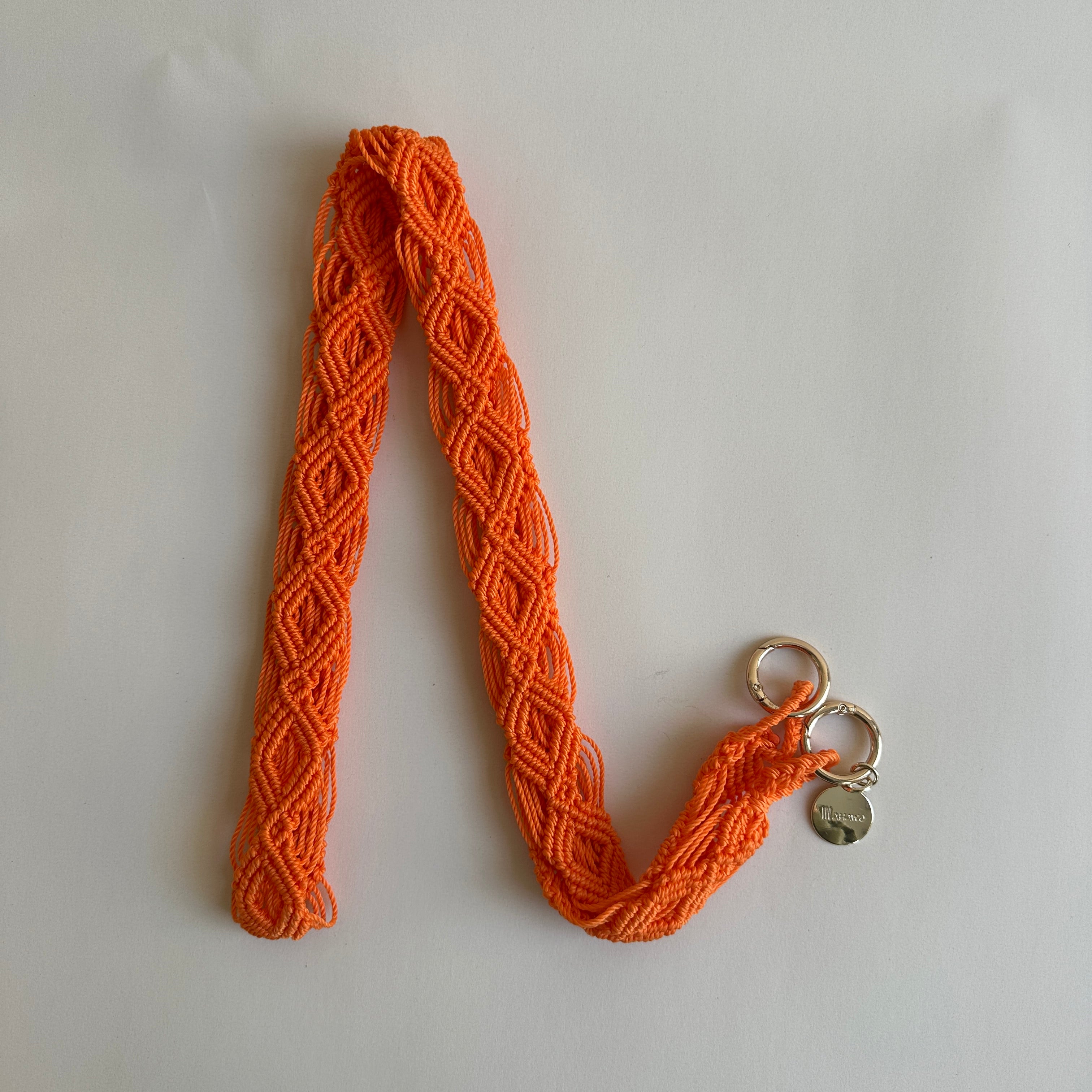 Juicy Orange Slim Phone Strap with Eyelets
