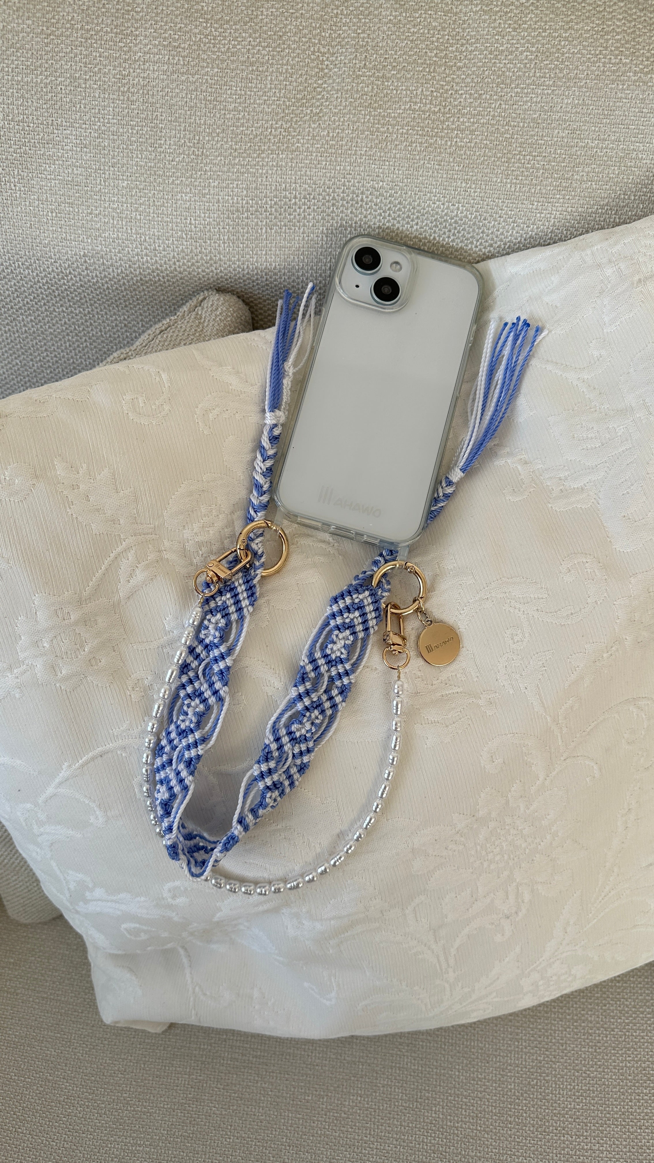 Short Phone Strap "Clear Sky"