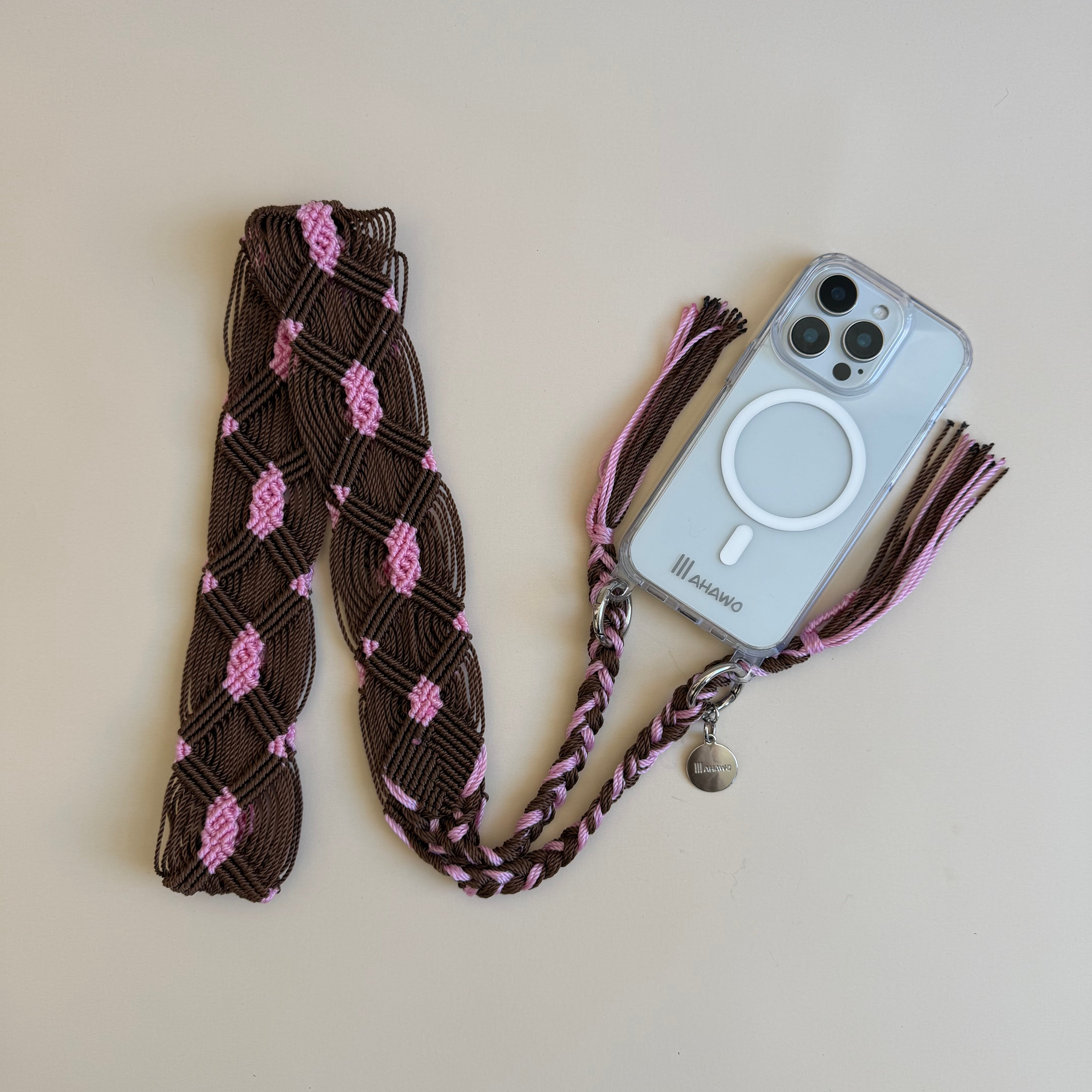 Truffle Pink Phone Strap