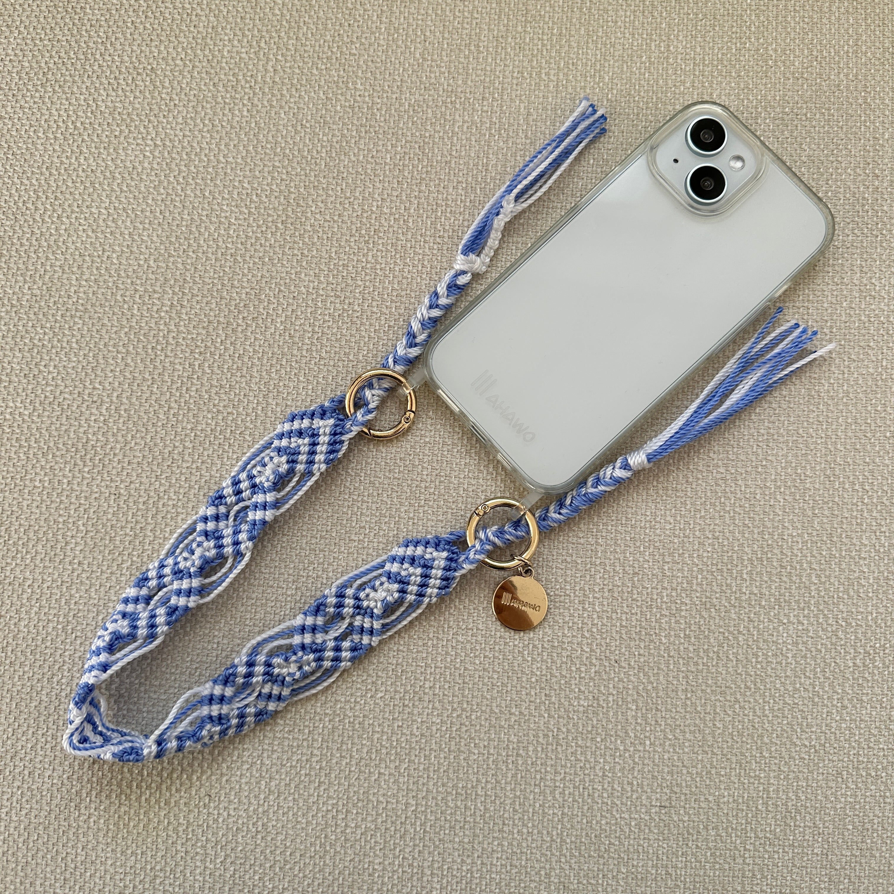 Short Phone Strap "Clear Sky"