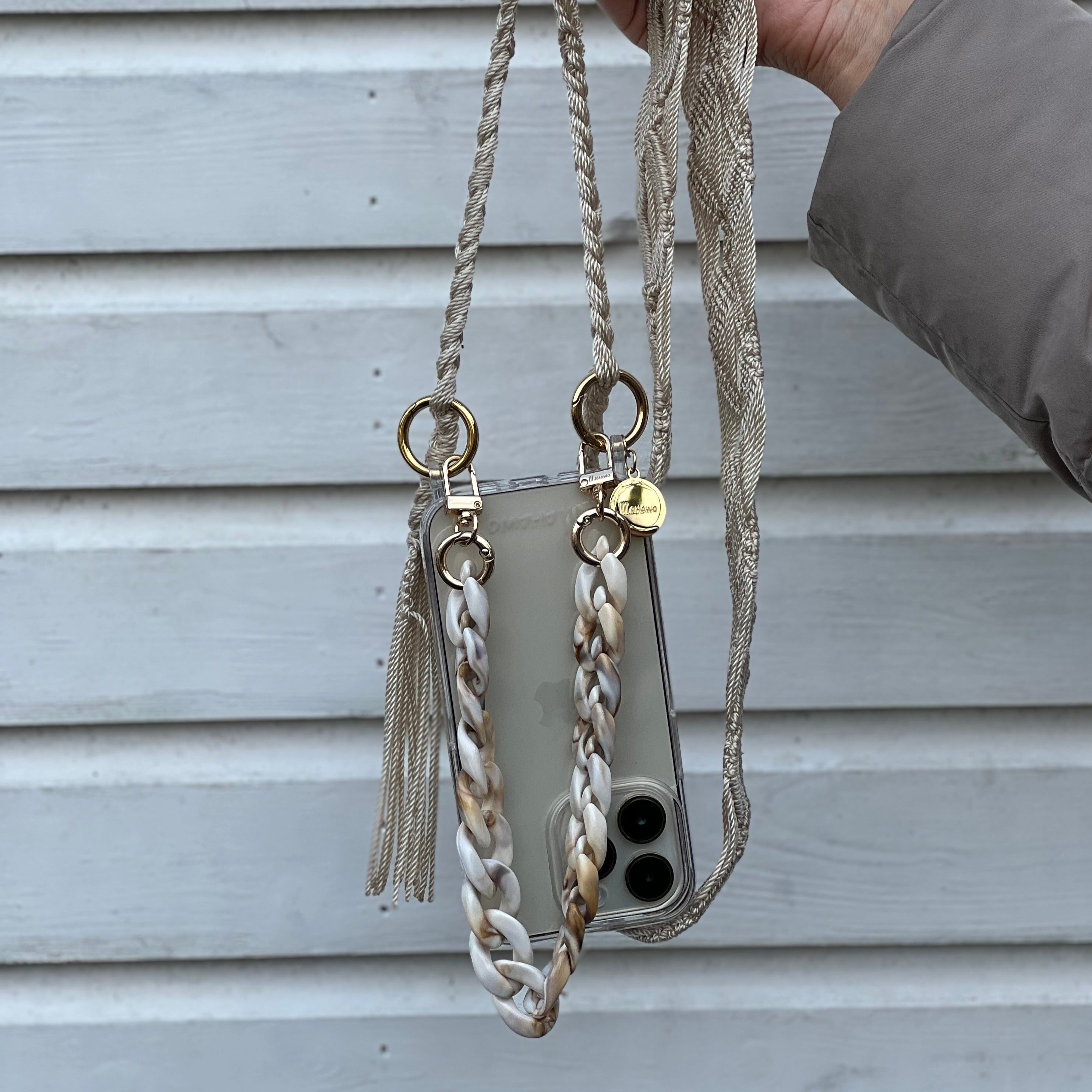 Phone Case with Eyelets Clear