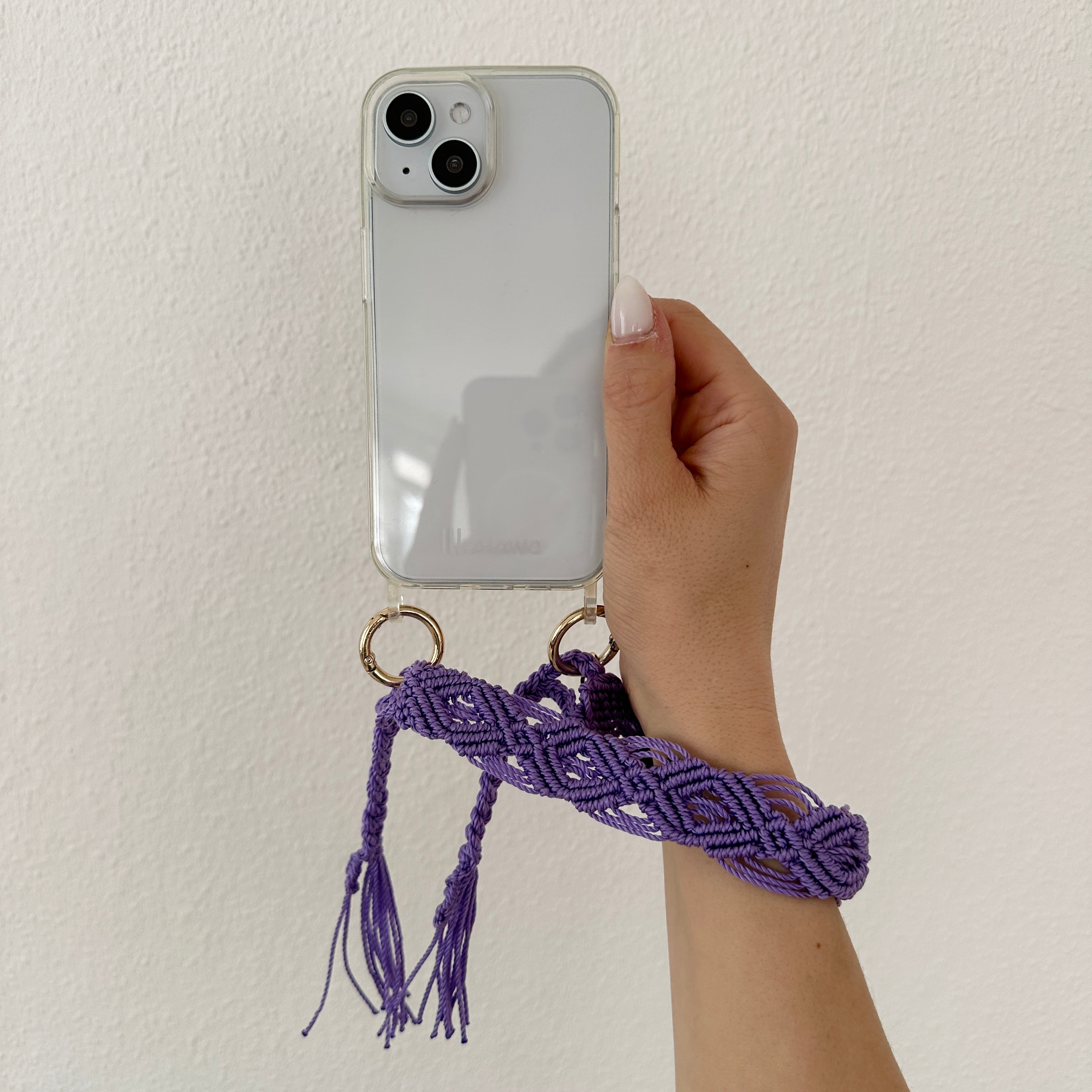 Short Phone Strap "Purple Rain"