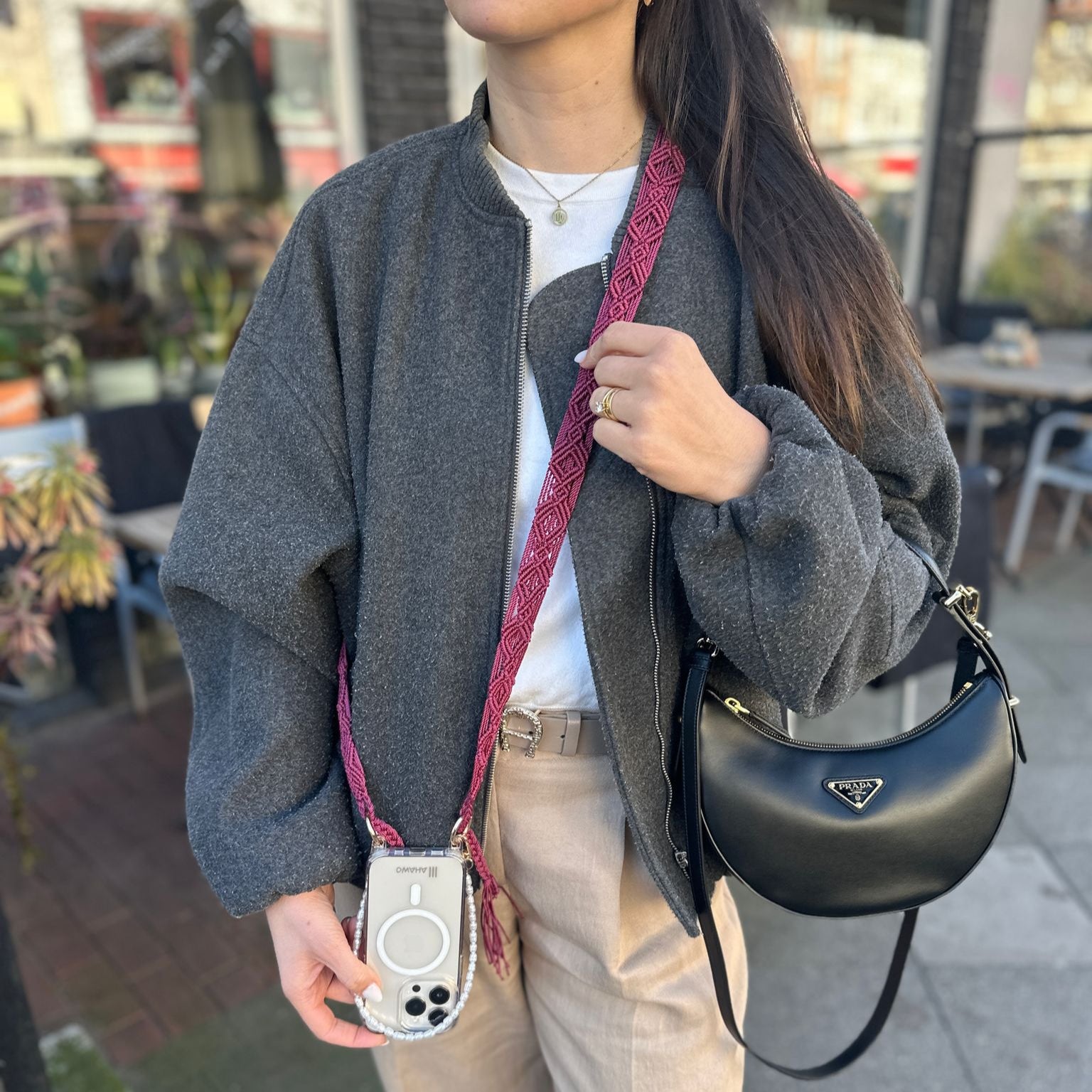 Ruby Dusk Slim Phone Strap