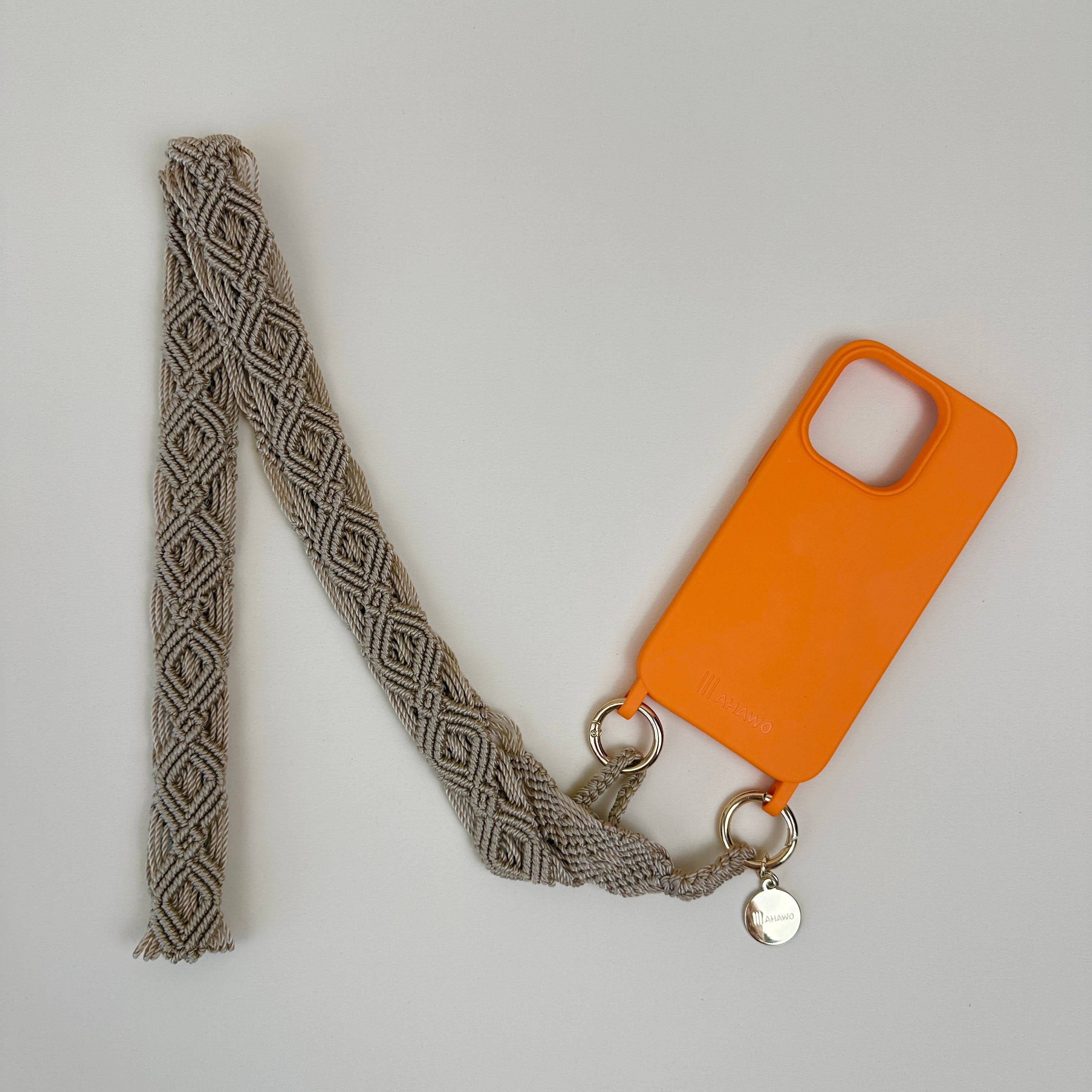 Nude Allure Slim Phone Strap with Eyelets