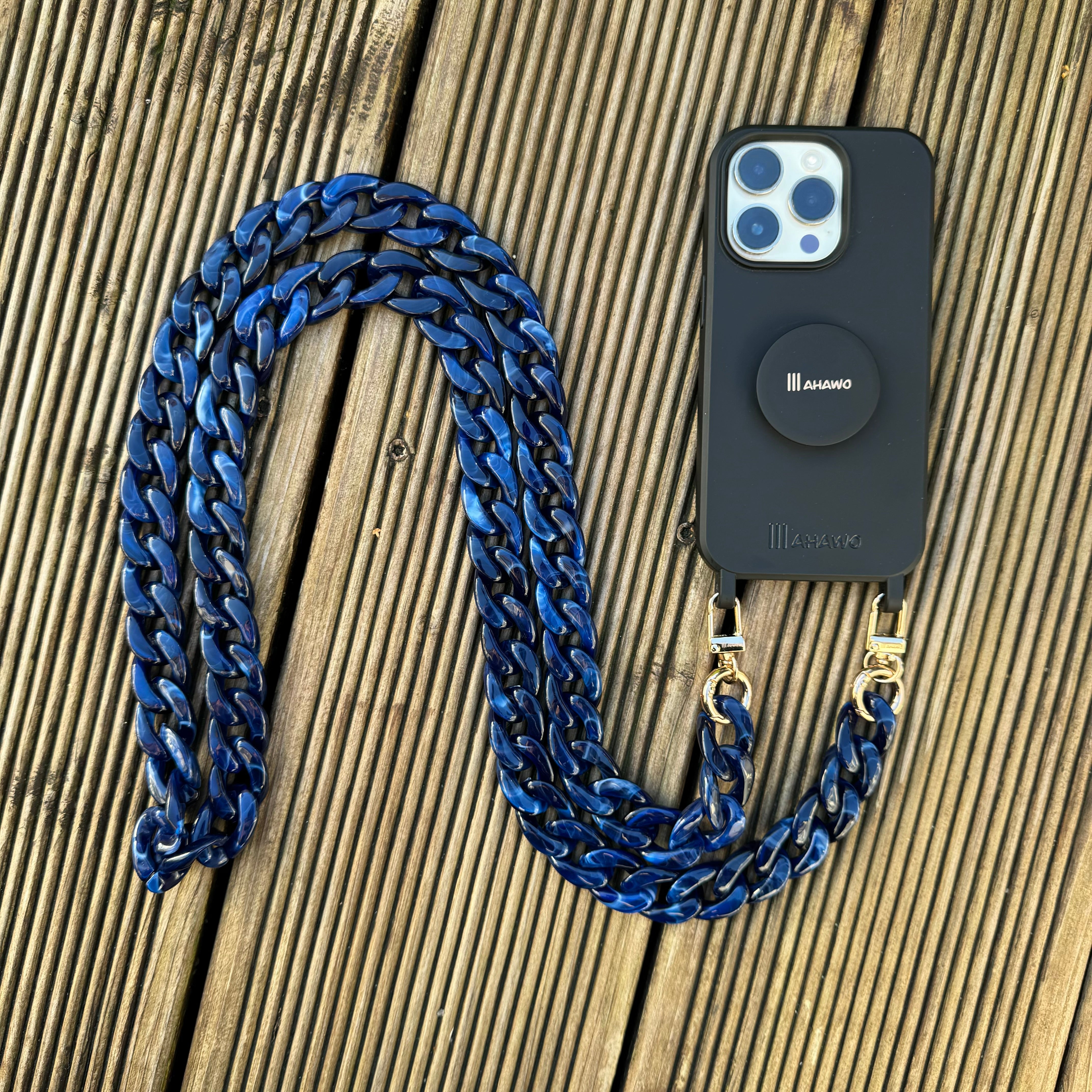 Long Chain Strap Blue