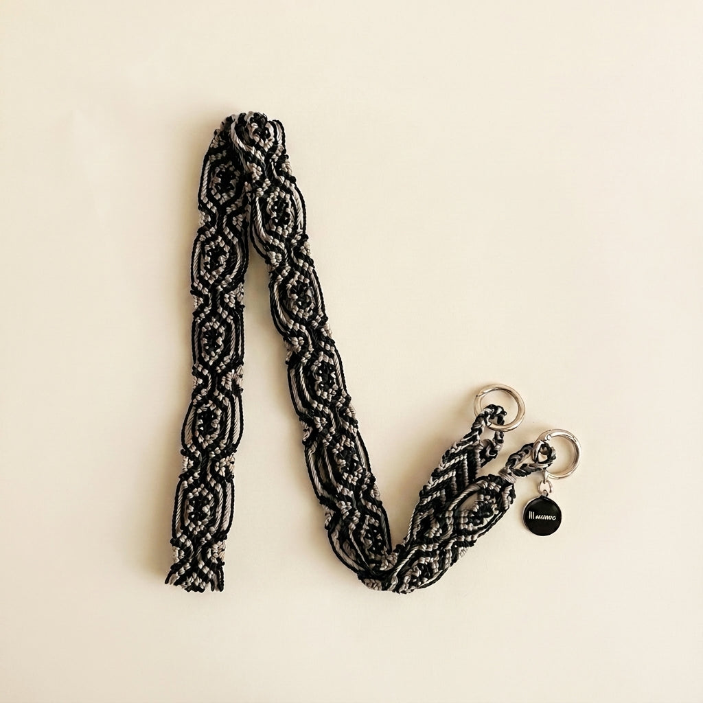 Espresso Macchiato Slim Phone Strap with Eyelets