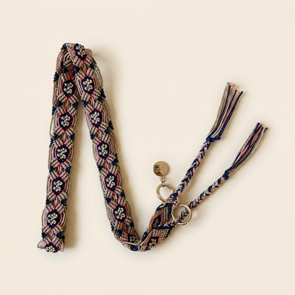 Oceans Coral Slim Phone Strap