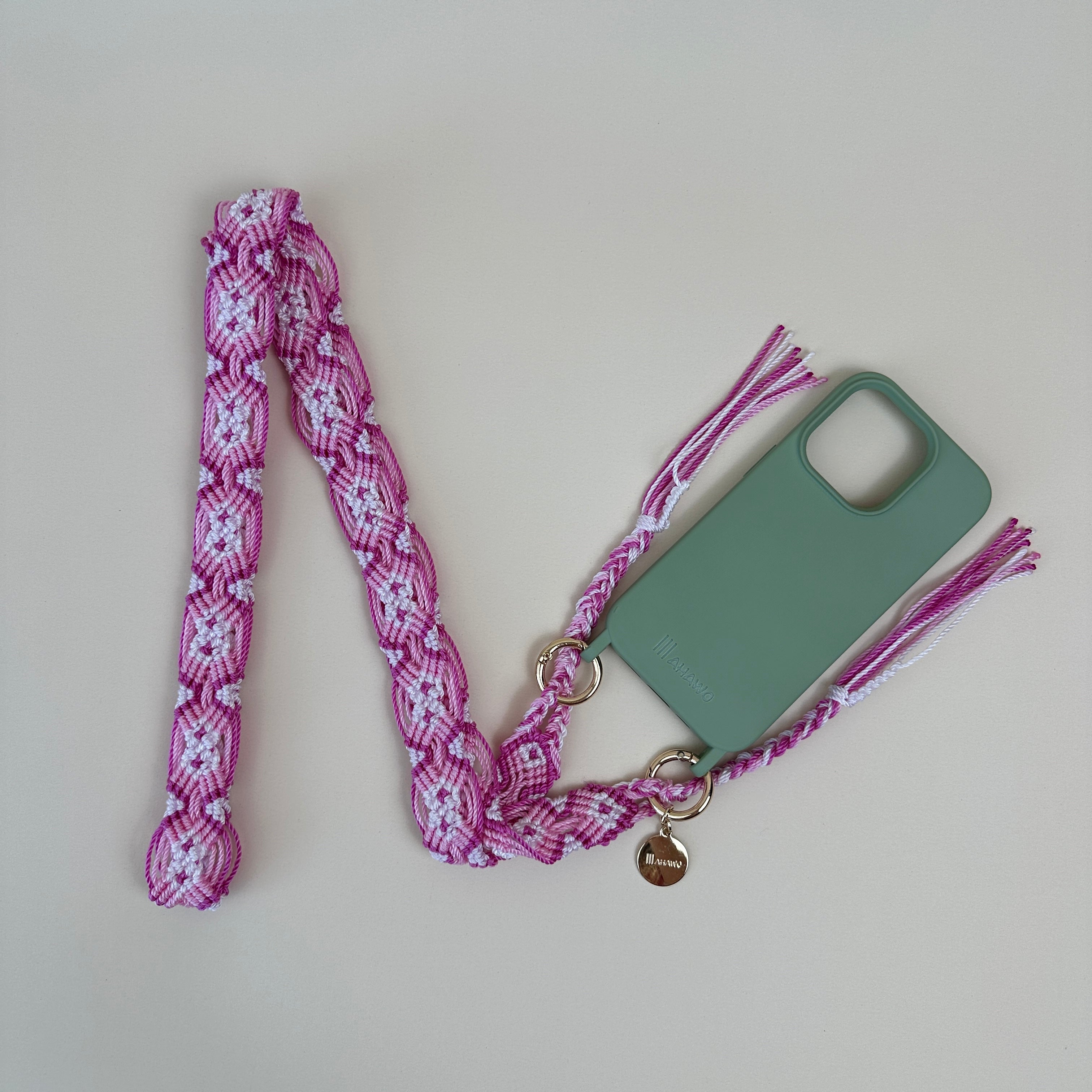 Cherry Blossom Slim Phone Strap