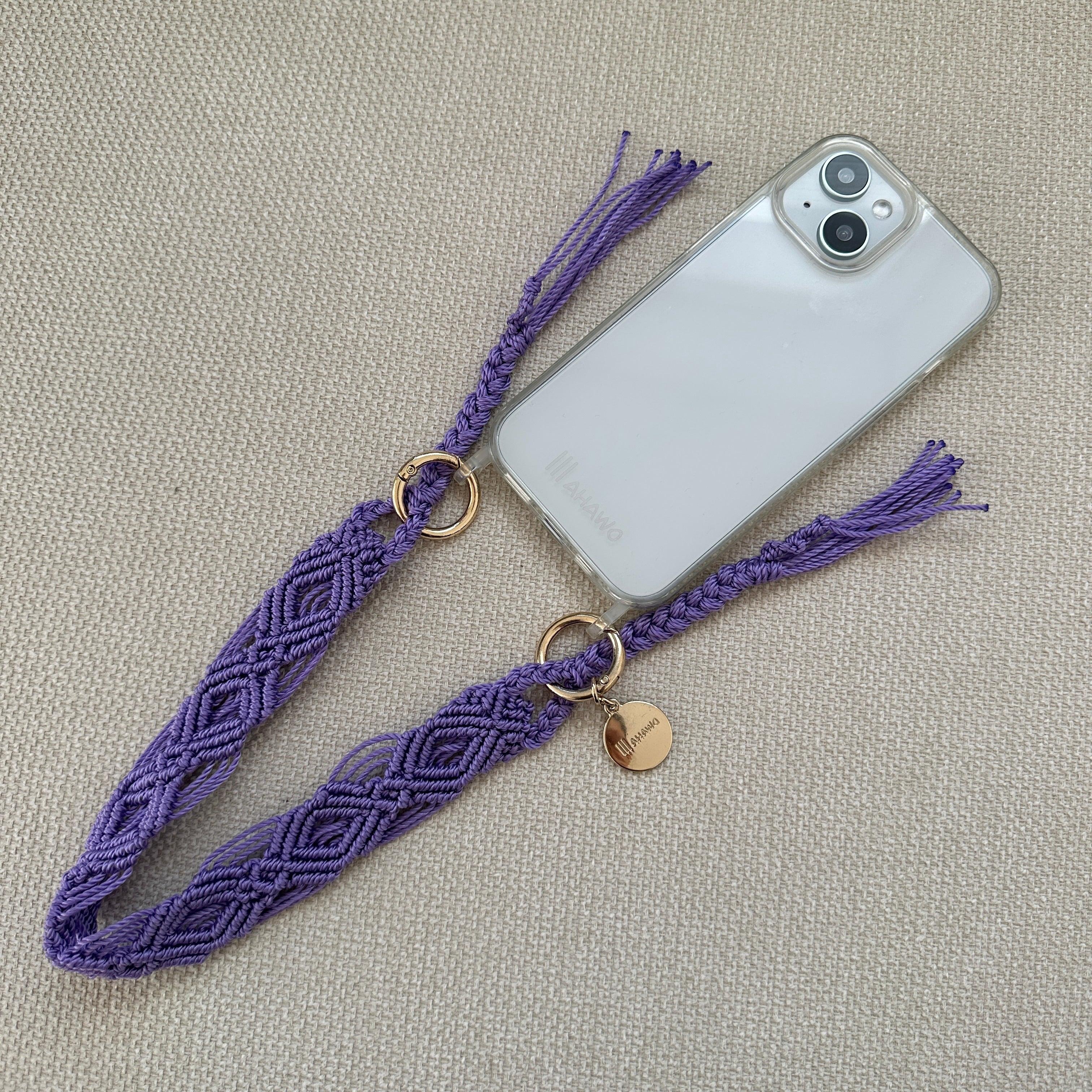 Short Phone Strap "Purple Rain"