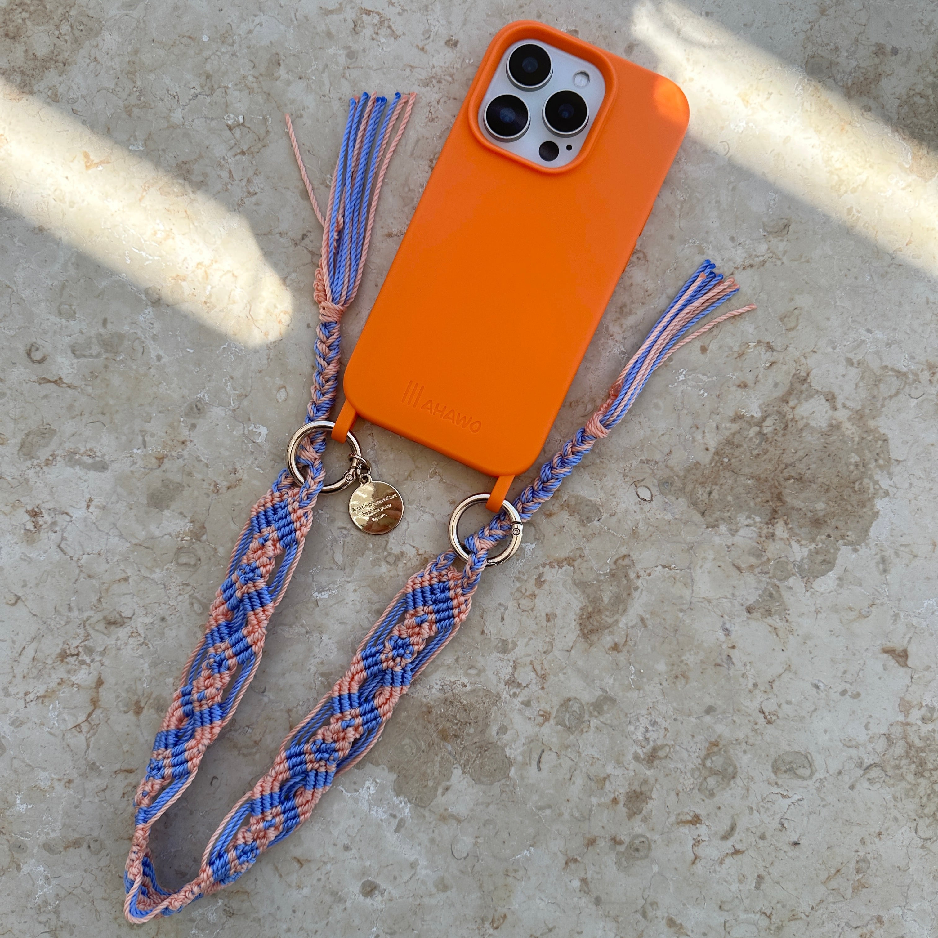 Phone Case with Eyelets Orange
