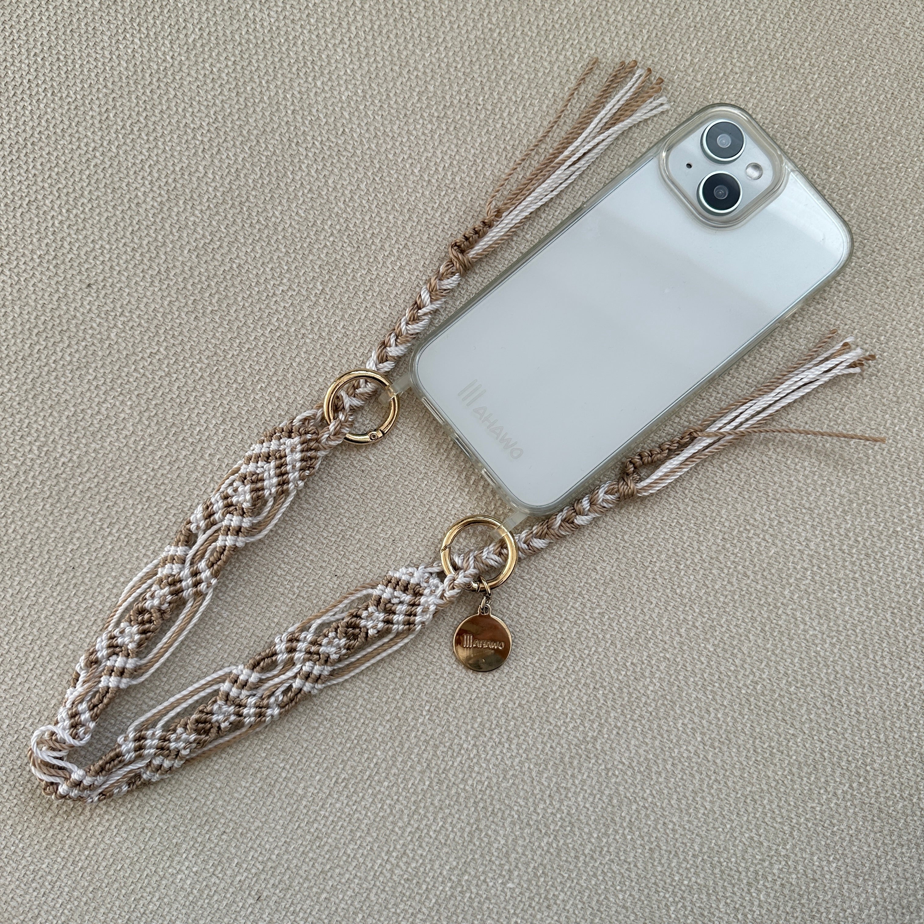 Short Phone Strap "Cashmere Tones"