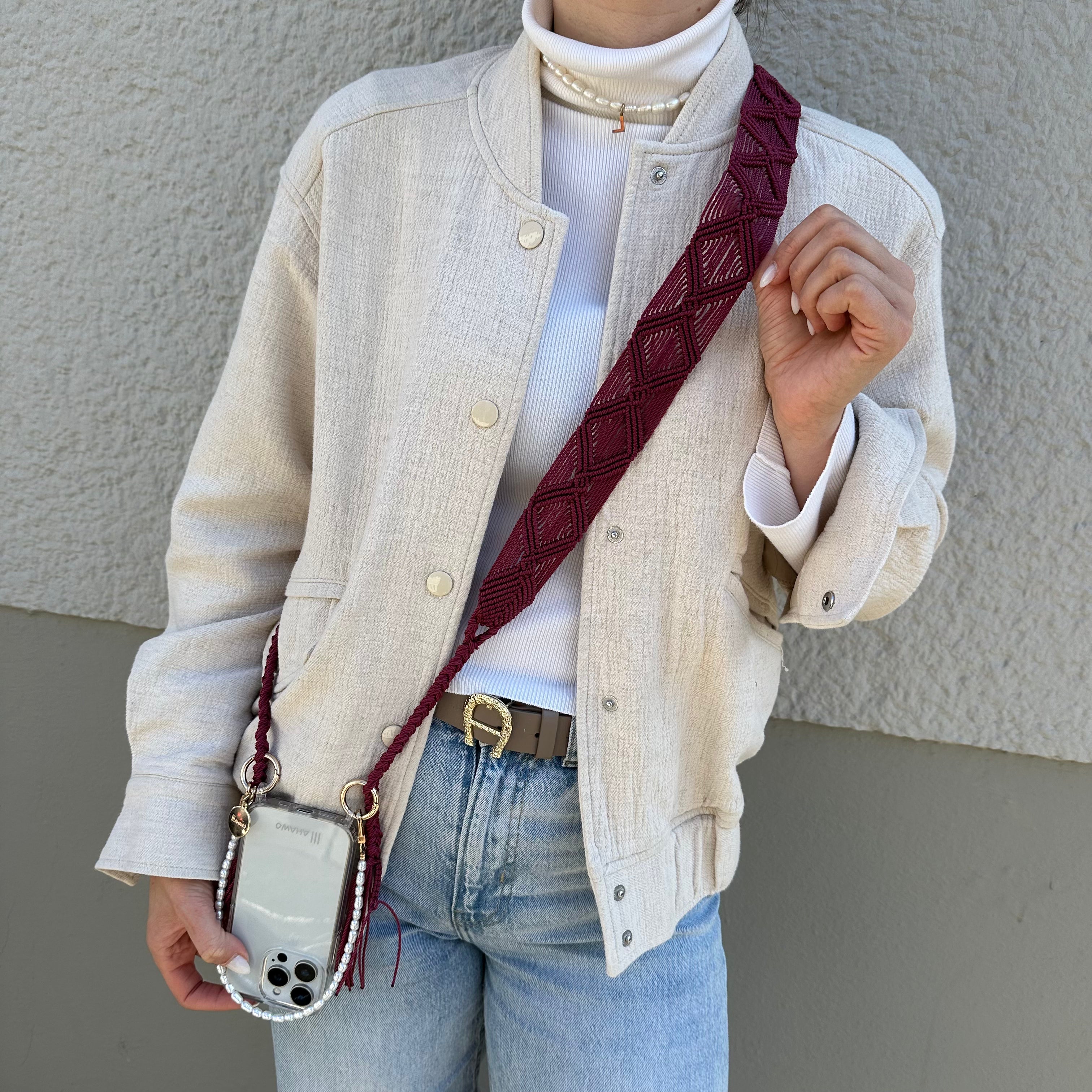 Ruby Dusk Phone Strap