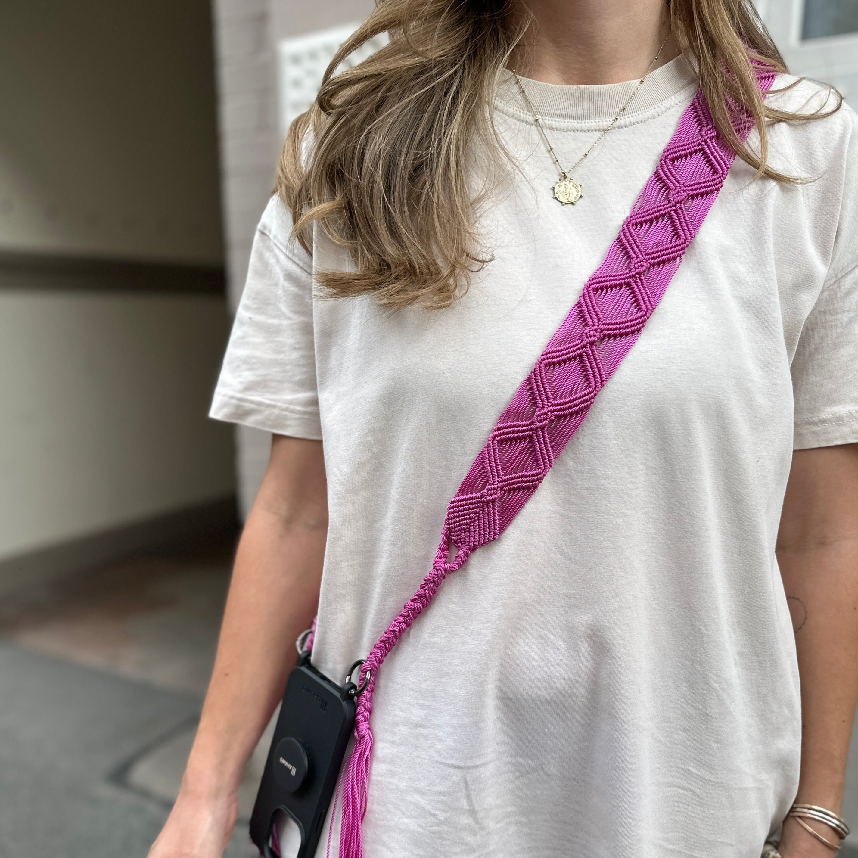 Bright Magenta Phone Strap