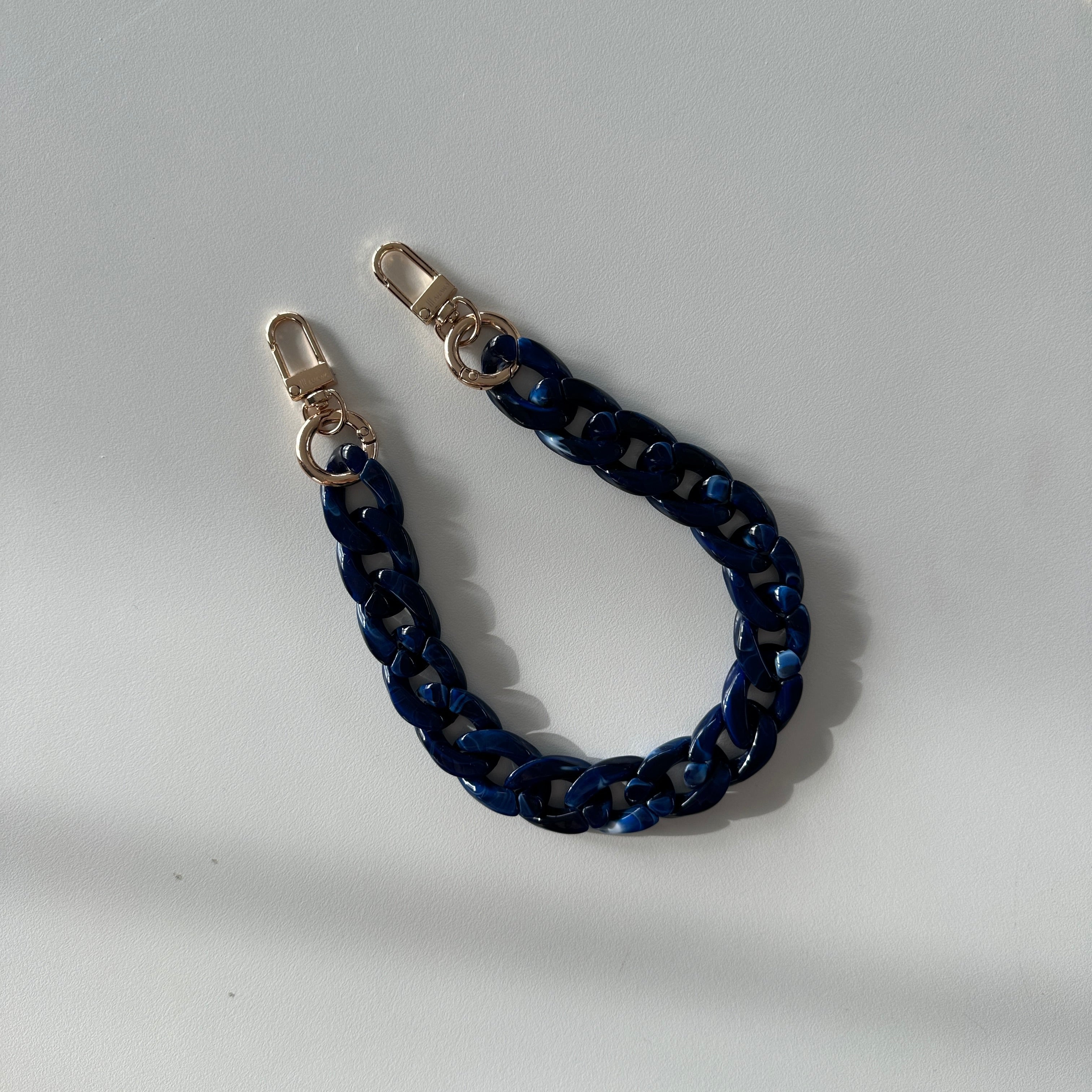 Short Chain Strap Blue