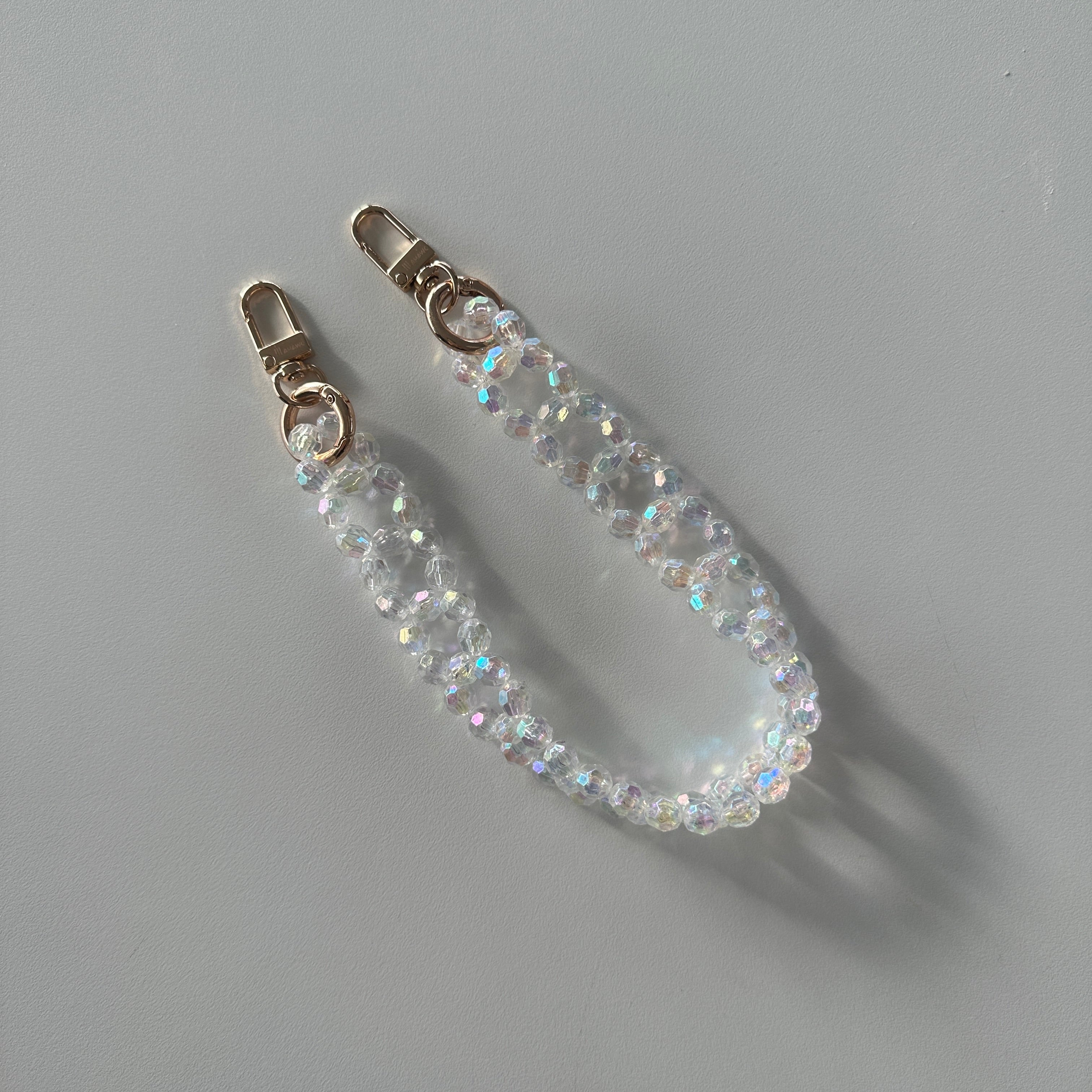 Short Pearl Strap Clear