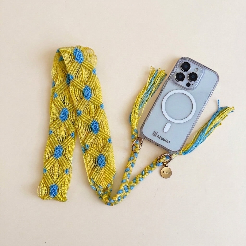 Lemon Sky Handyketten Set für iPhone mit MagSafe Handyhülle