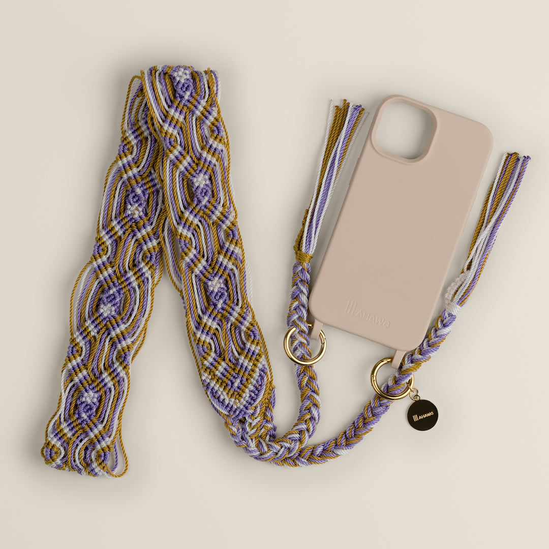 Lavender Field Phone Strap