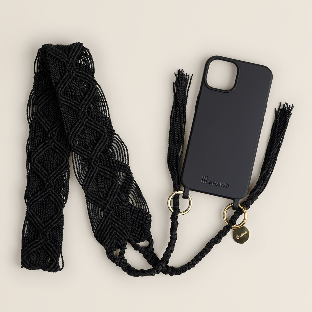 Black Pearl Phone Strap