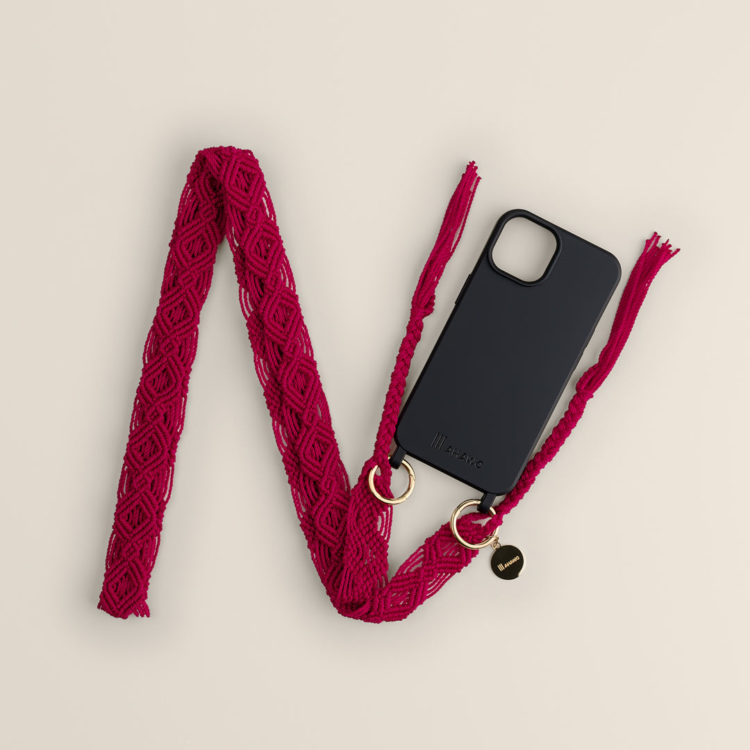 Cherry Lady Slim Phone Strap