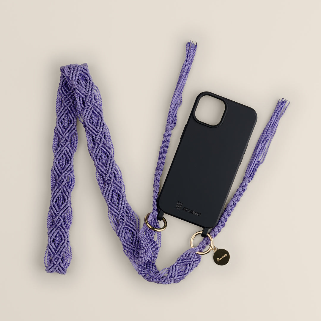 Purple Rain Slim Phone Strap