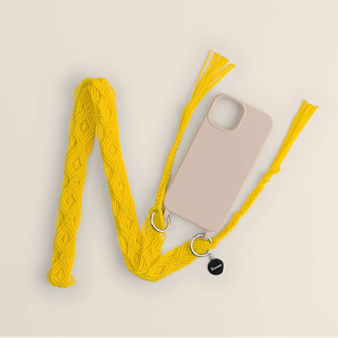 Lemon Fizz Slim Phone Strap