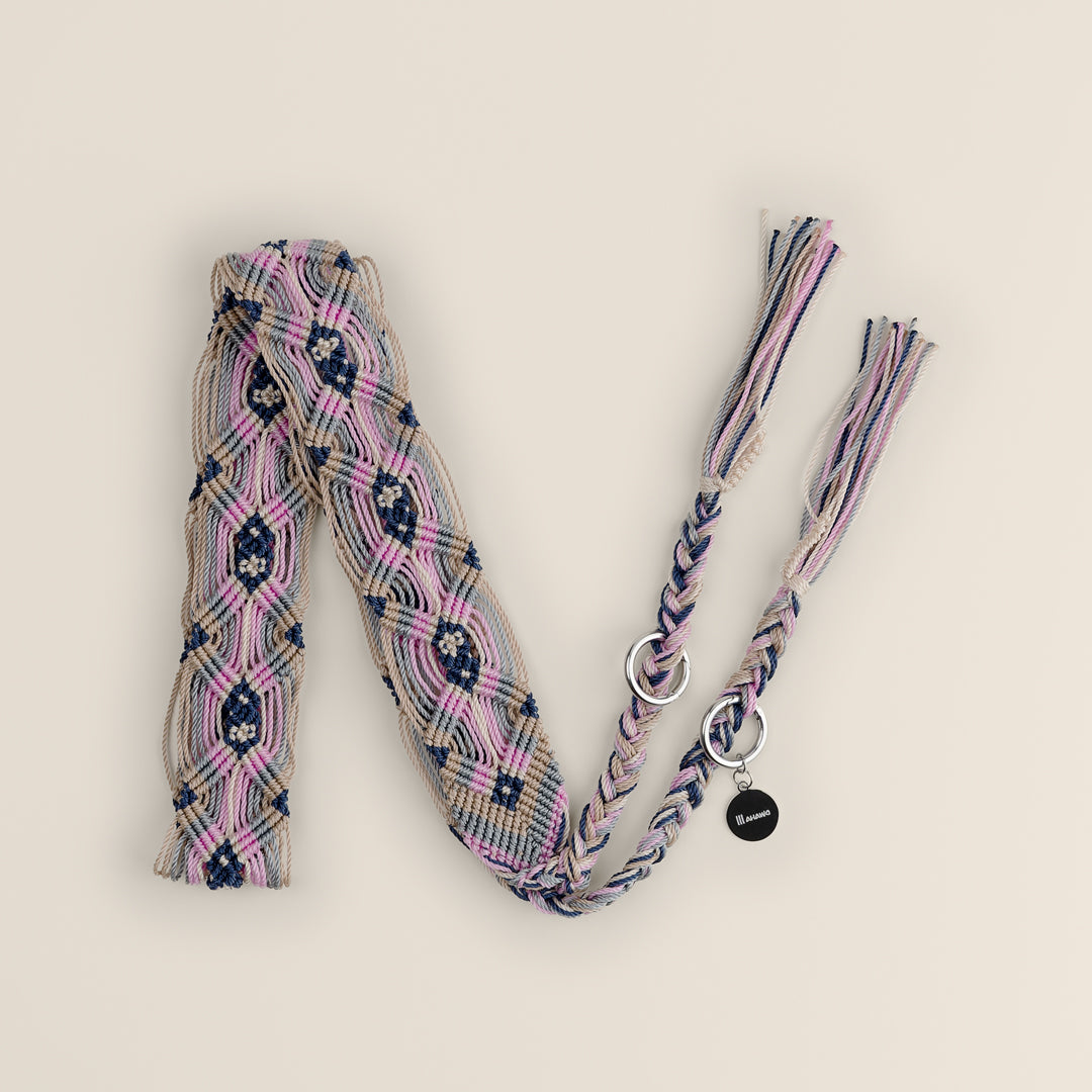 Navy Blossom Handykette