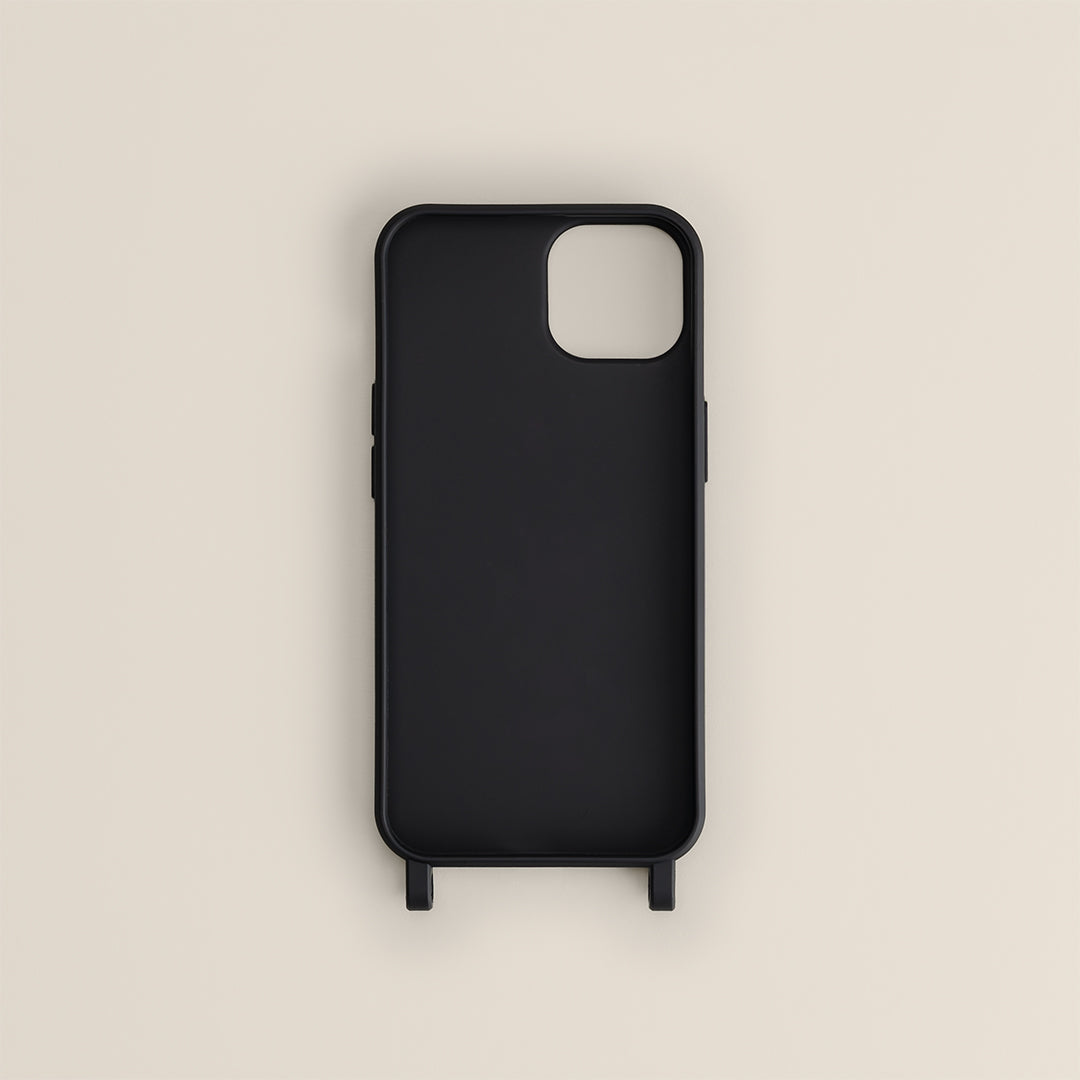 Phone Case with Eyelets Black