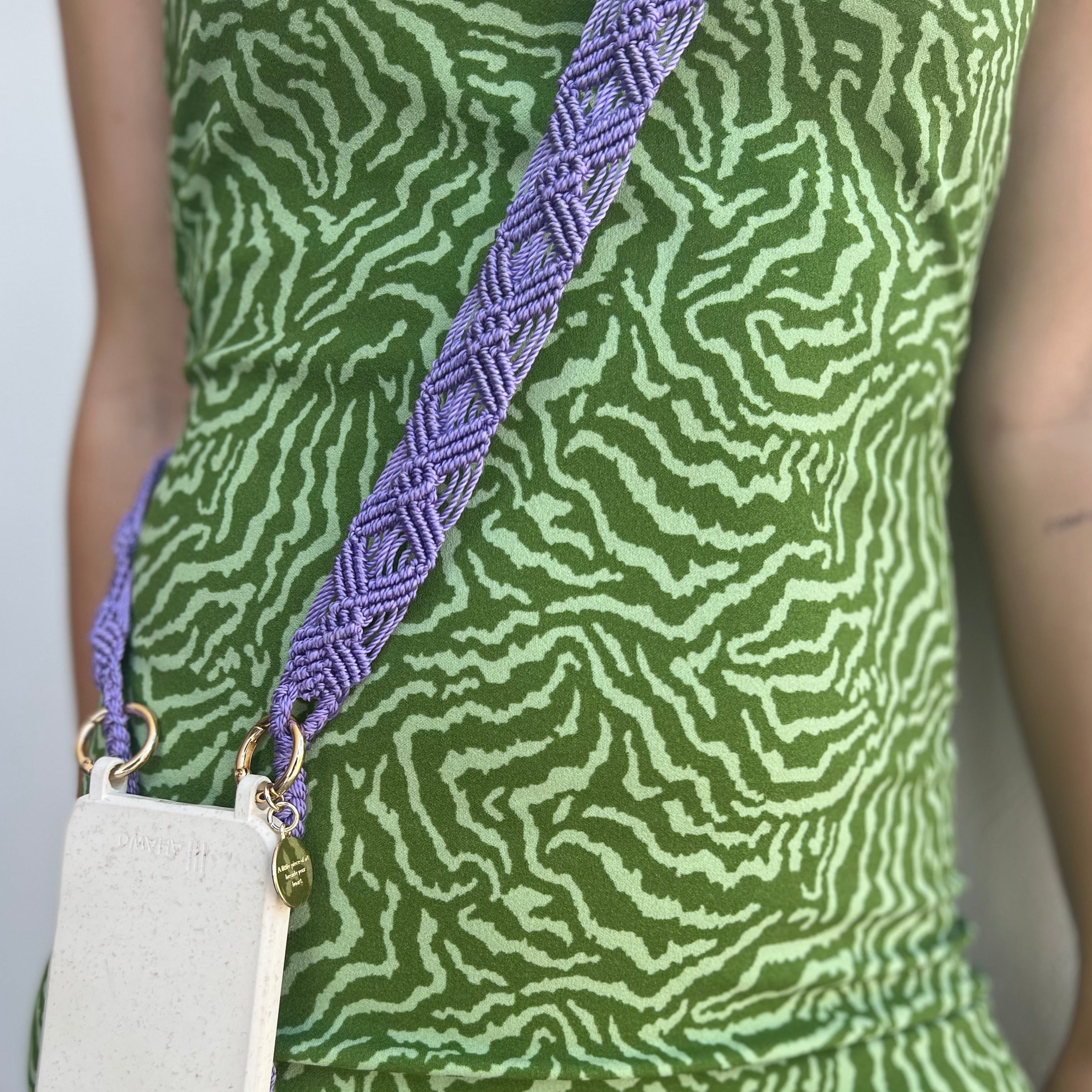 Purple Rain Slim Phone Strap