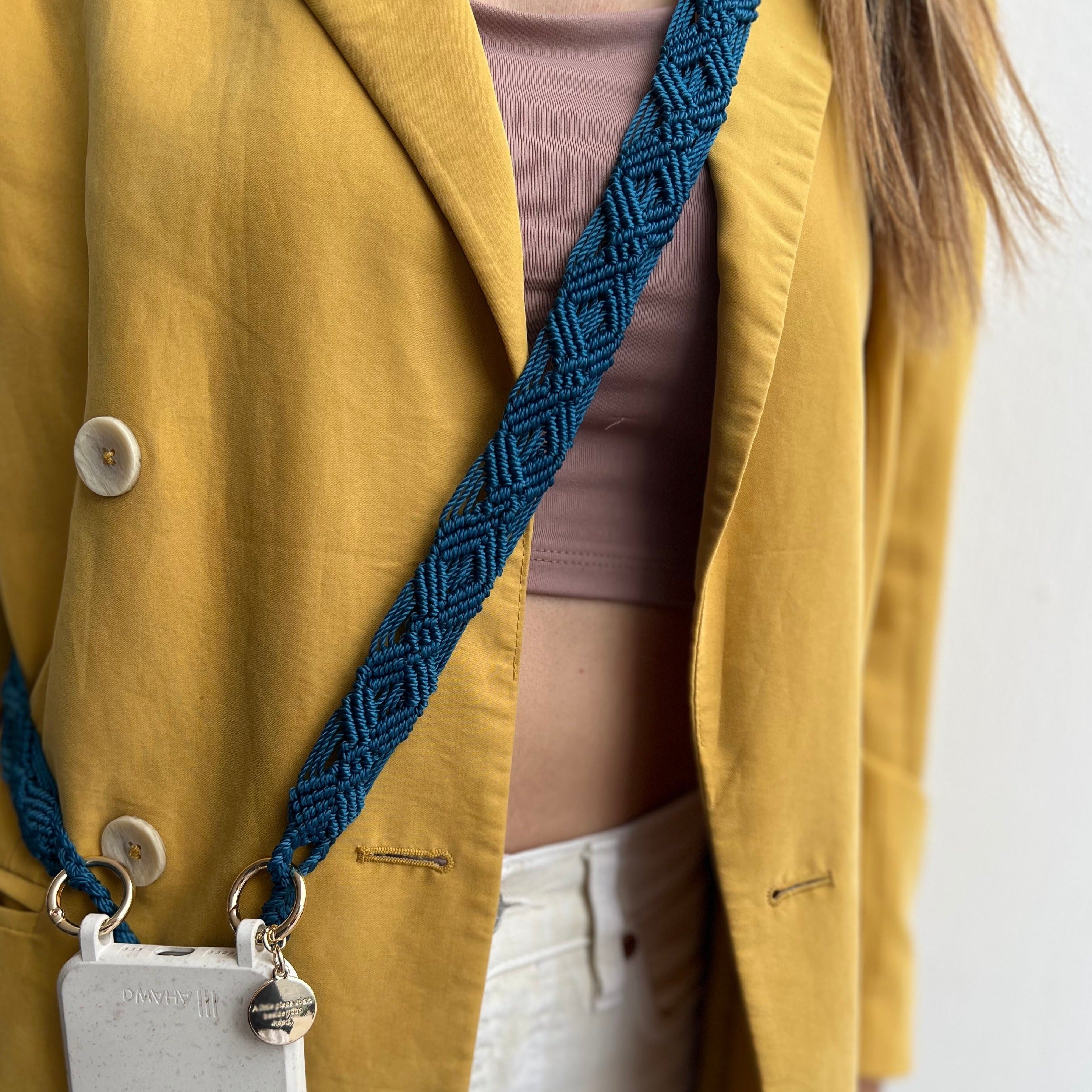 Ocean Depths Slim Phone Strap
