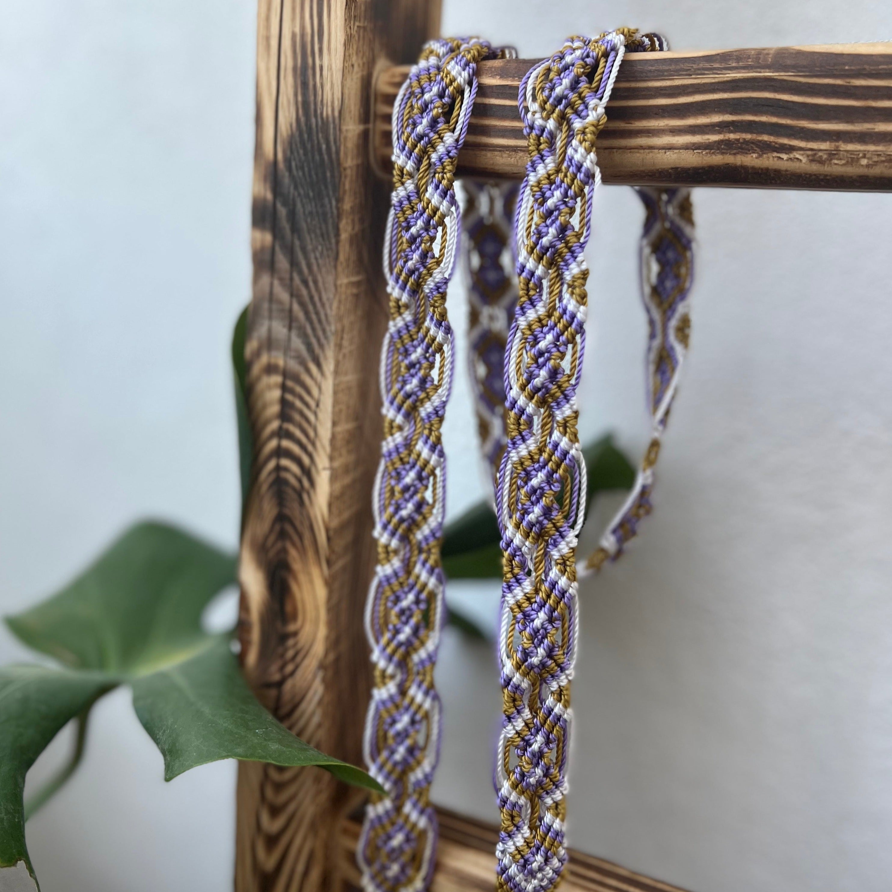 Lavender Field Slim Phone Strap