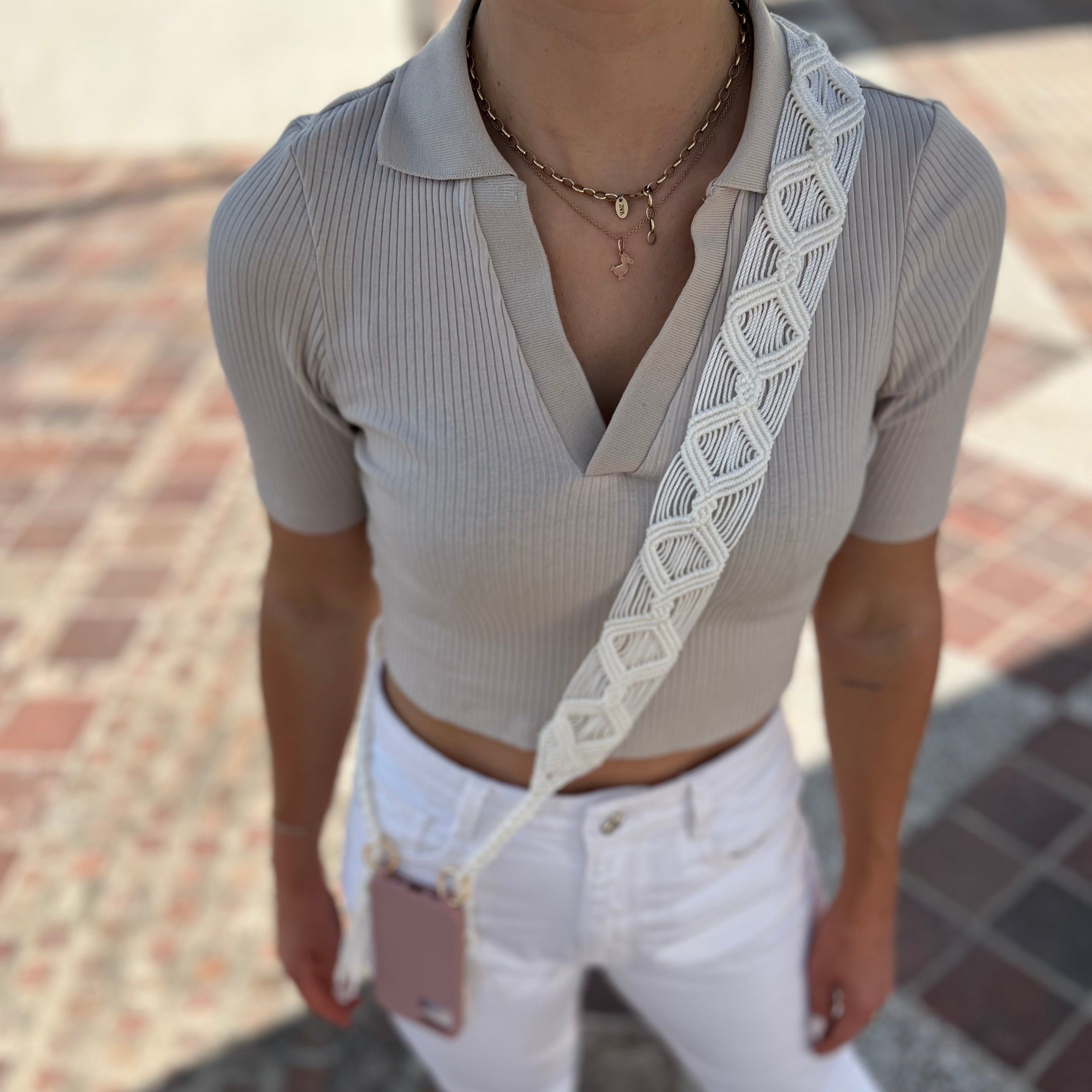 Ivory Love Phone Strap