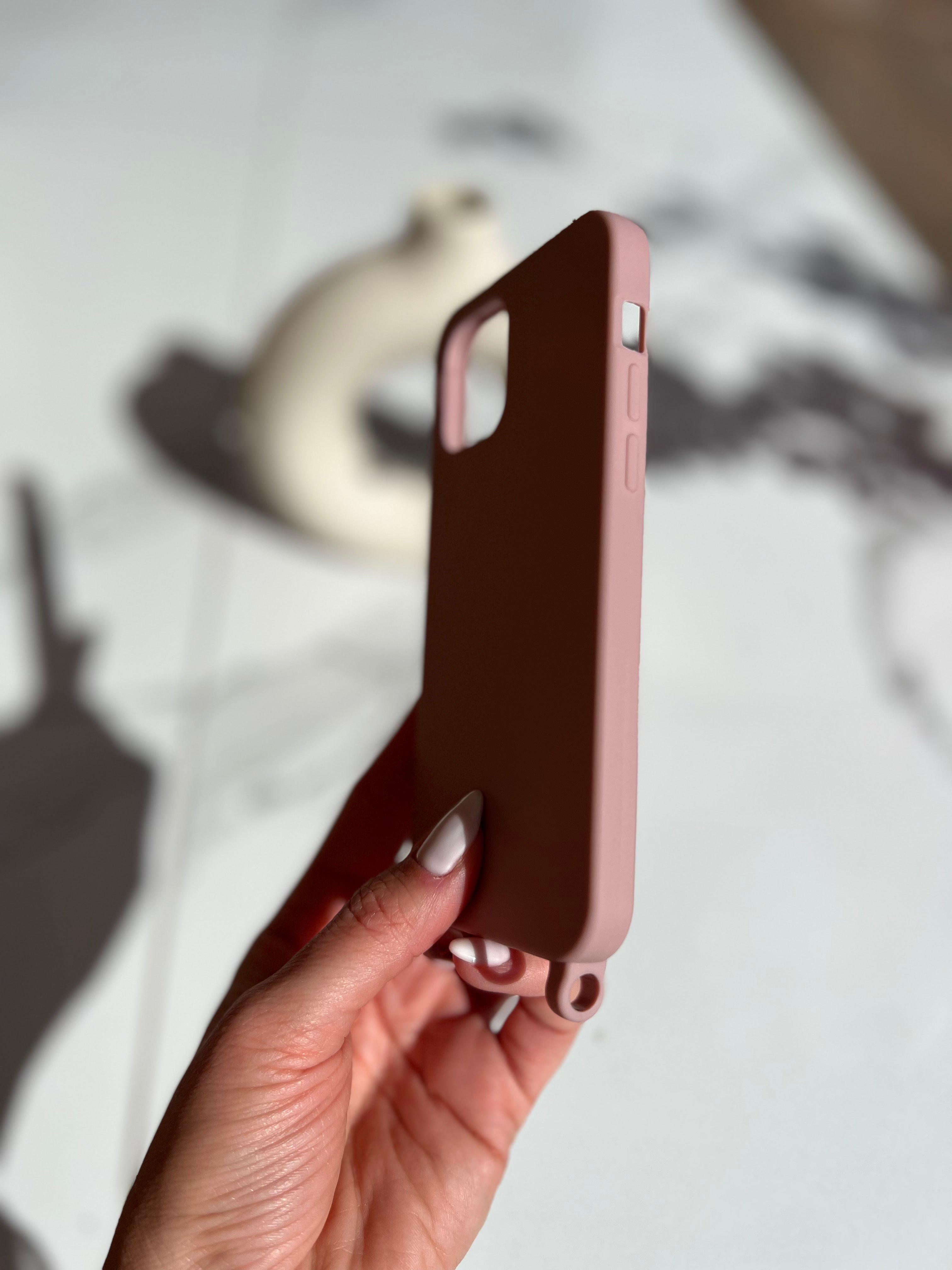 Phone Case with Eyelets Rosa 1. Version