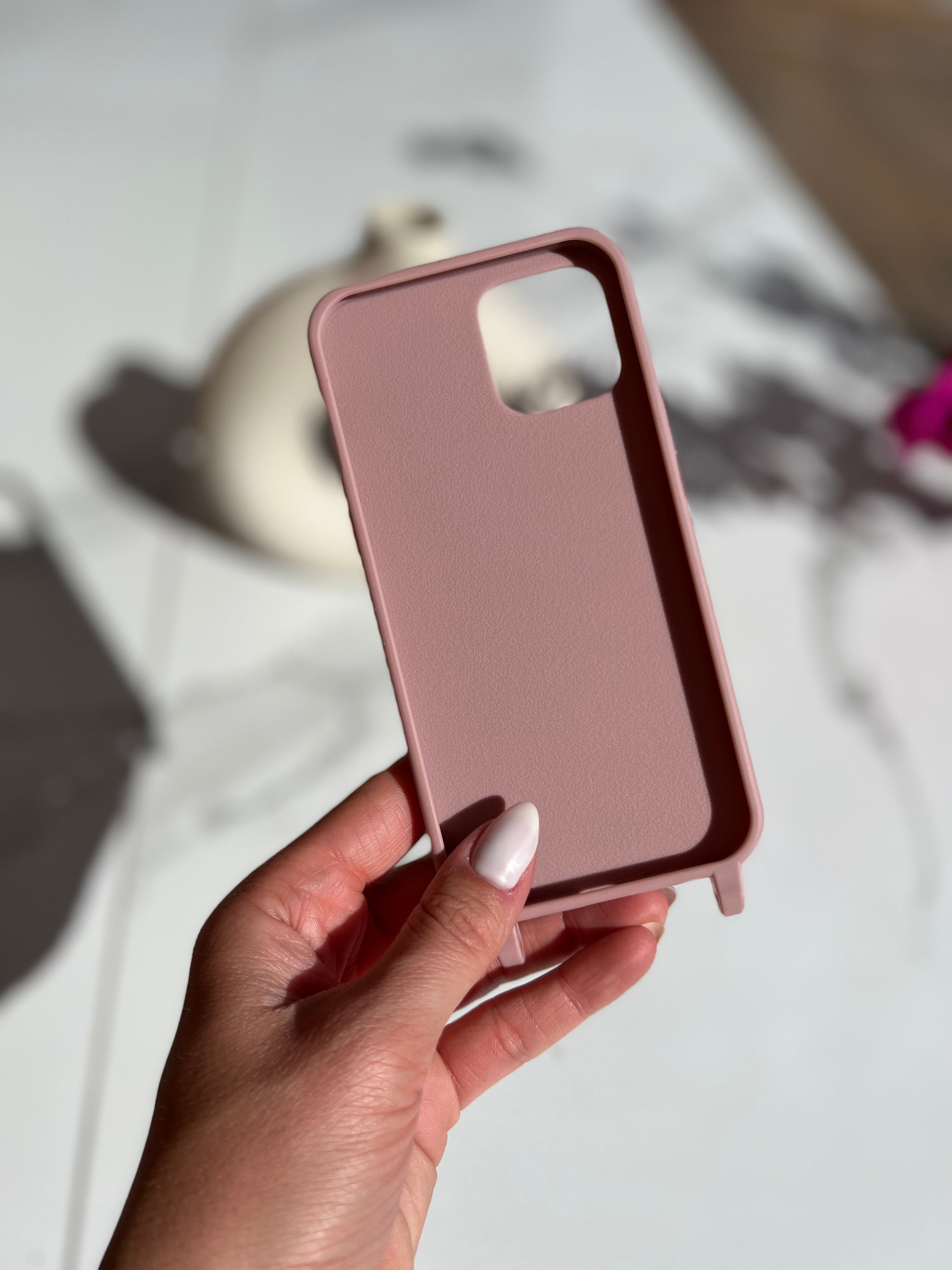 Phone Case with Eyelets Rosa 1. Version