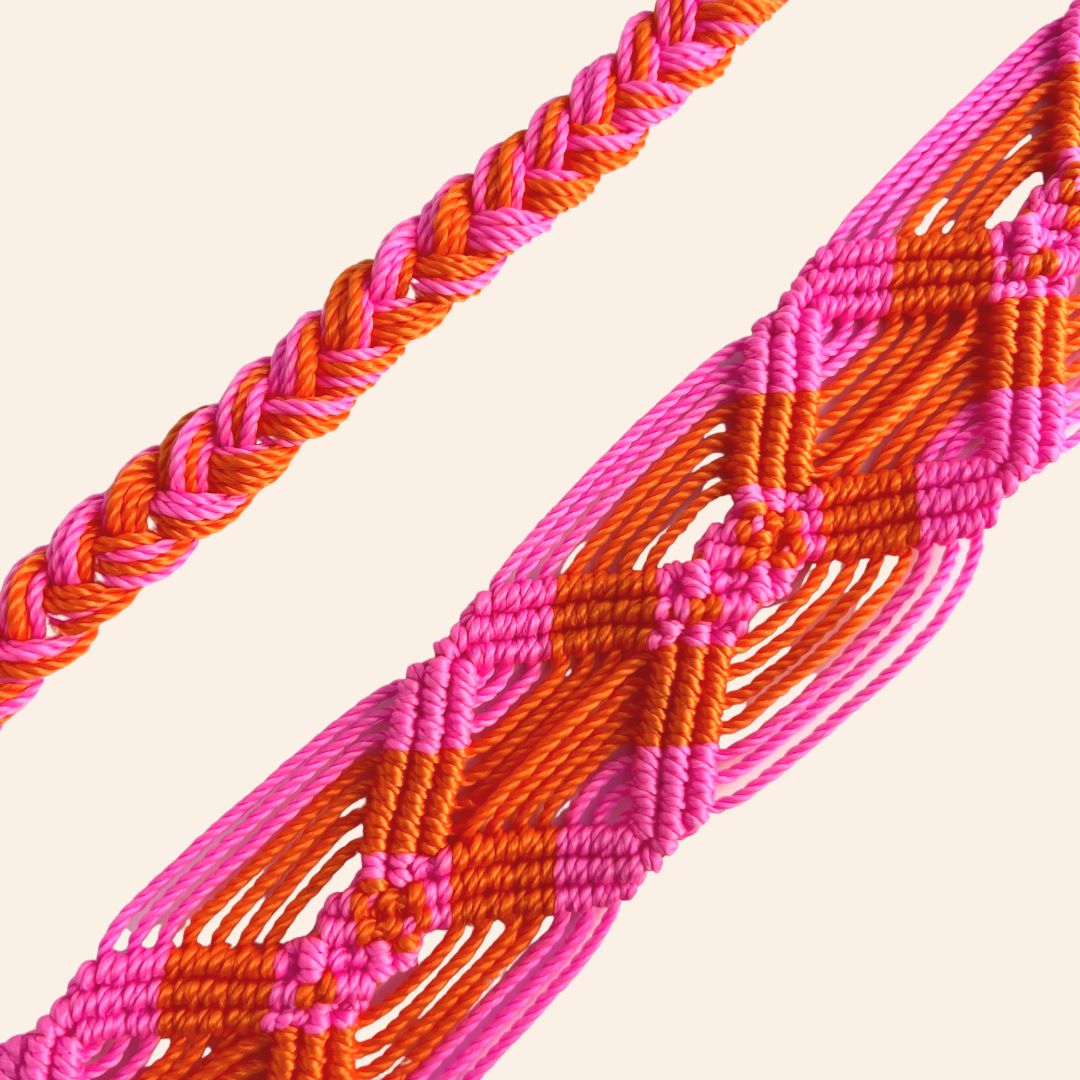 Pink Fire Phone Strap