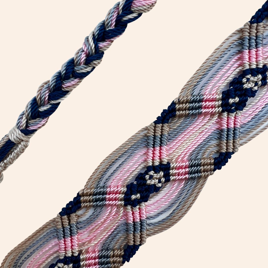 Navy Blossom Handykette