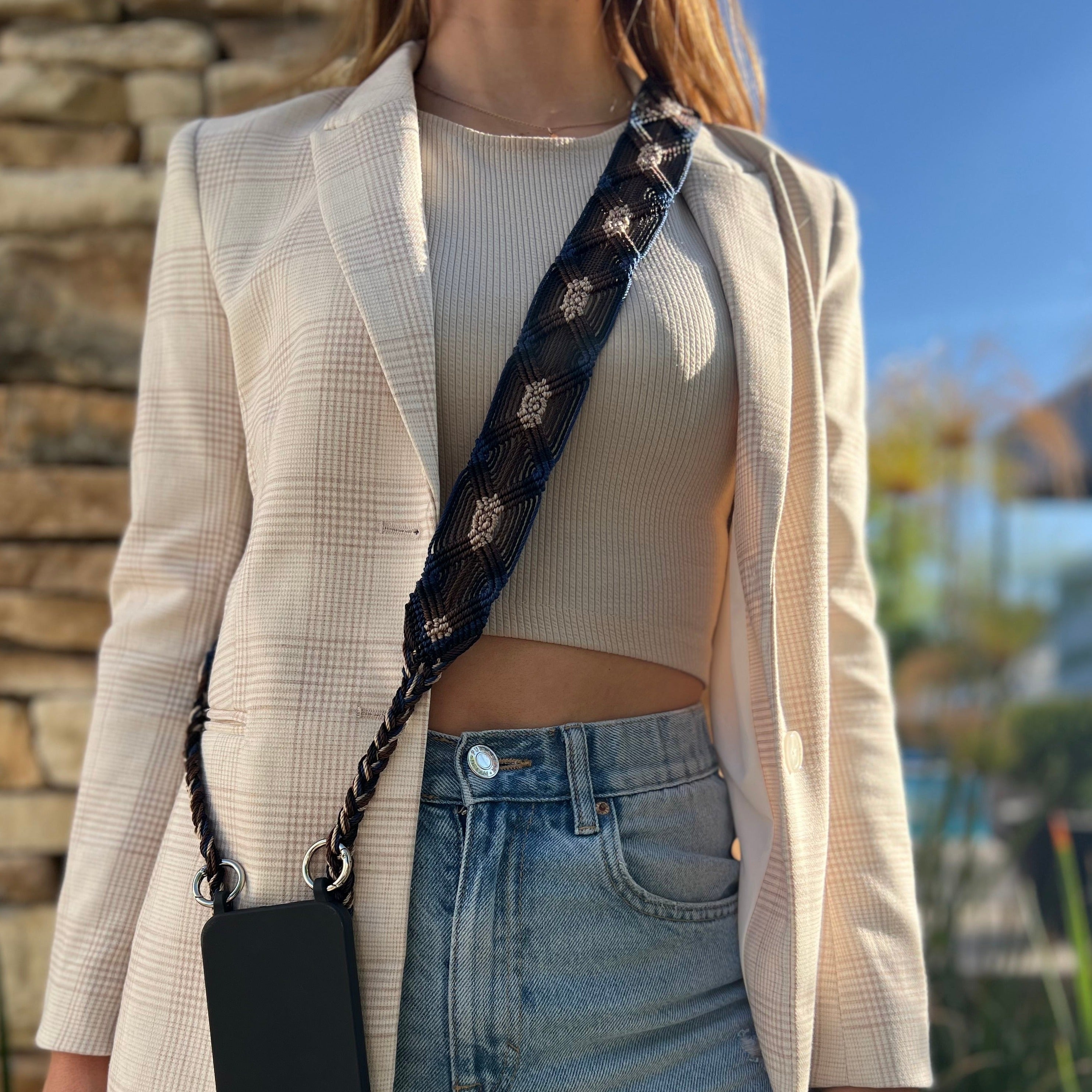 Sweet Denim Phone Strap