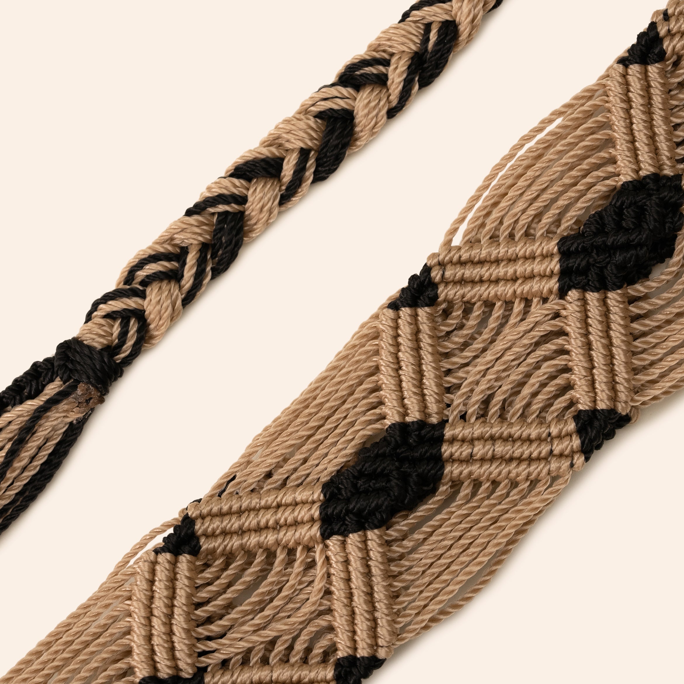 beige phone and bag strap