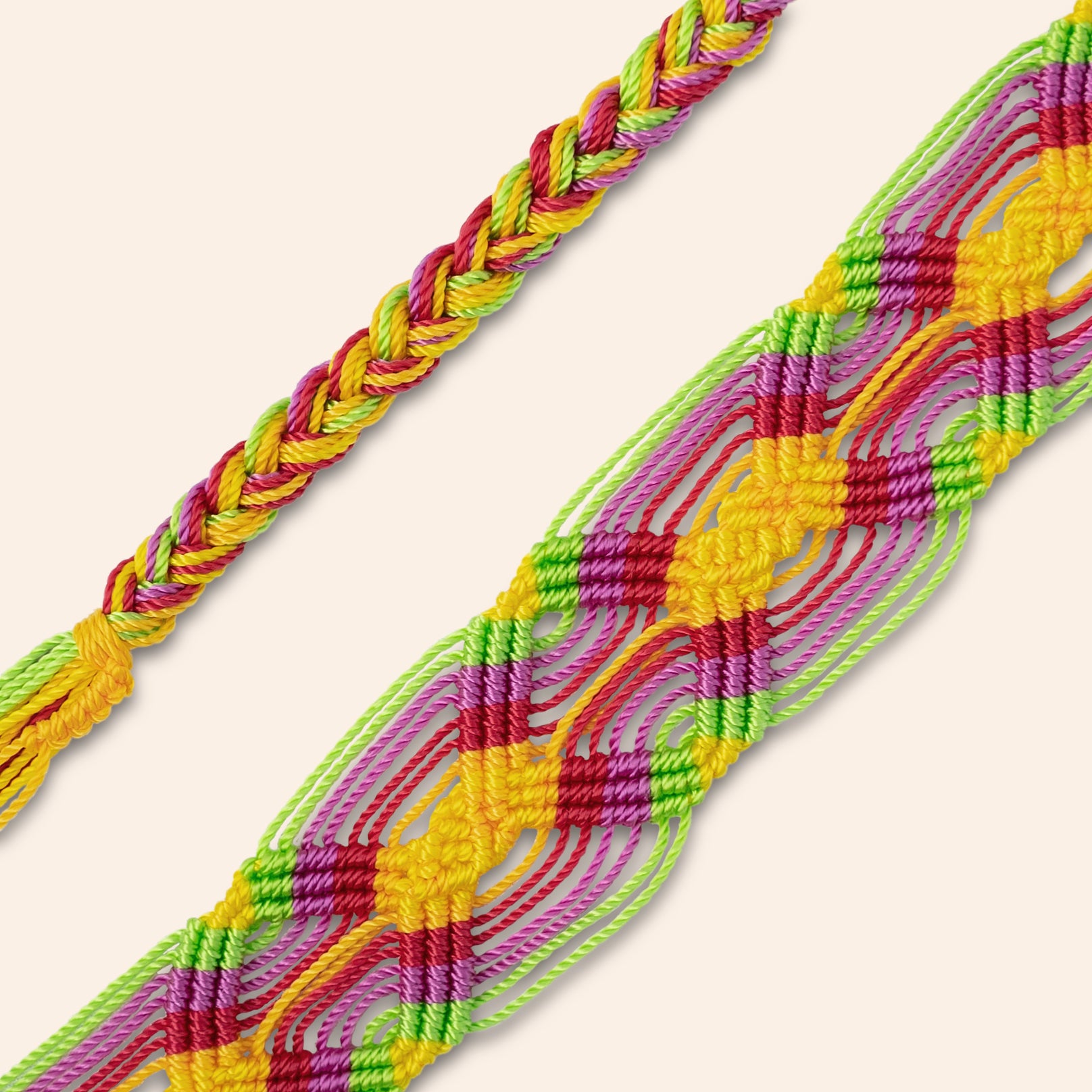colourful phone and bag strap