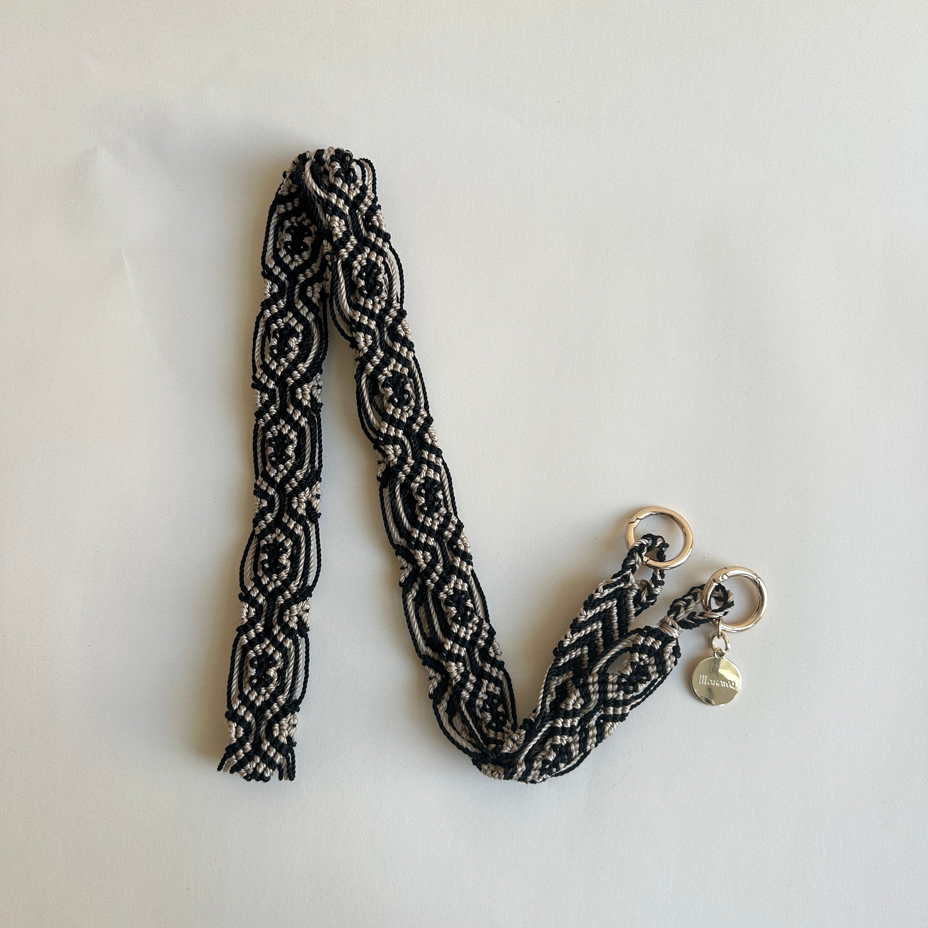 Espresso Macchiato Slim Phone Strap with Eyelets