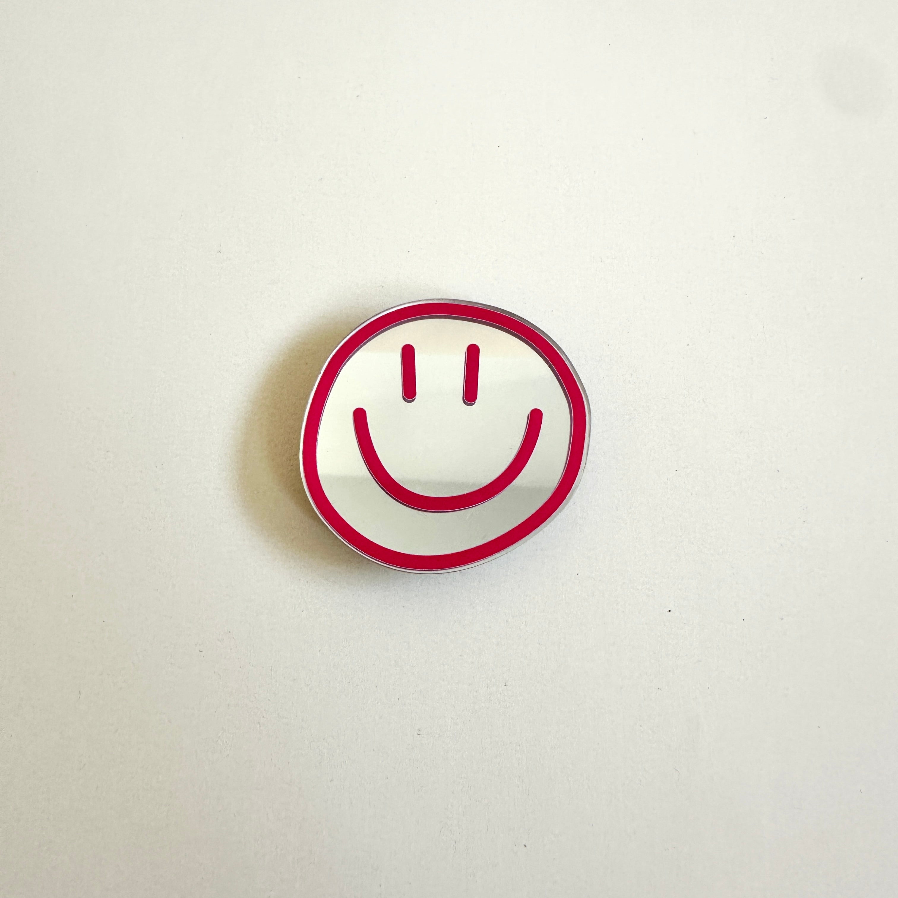 Phone Pop Holder Smiley Pink