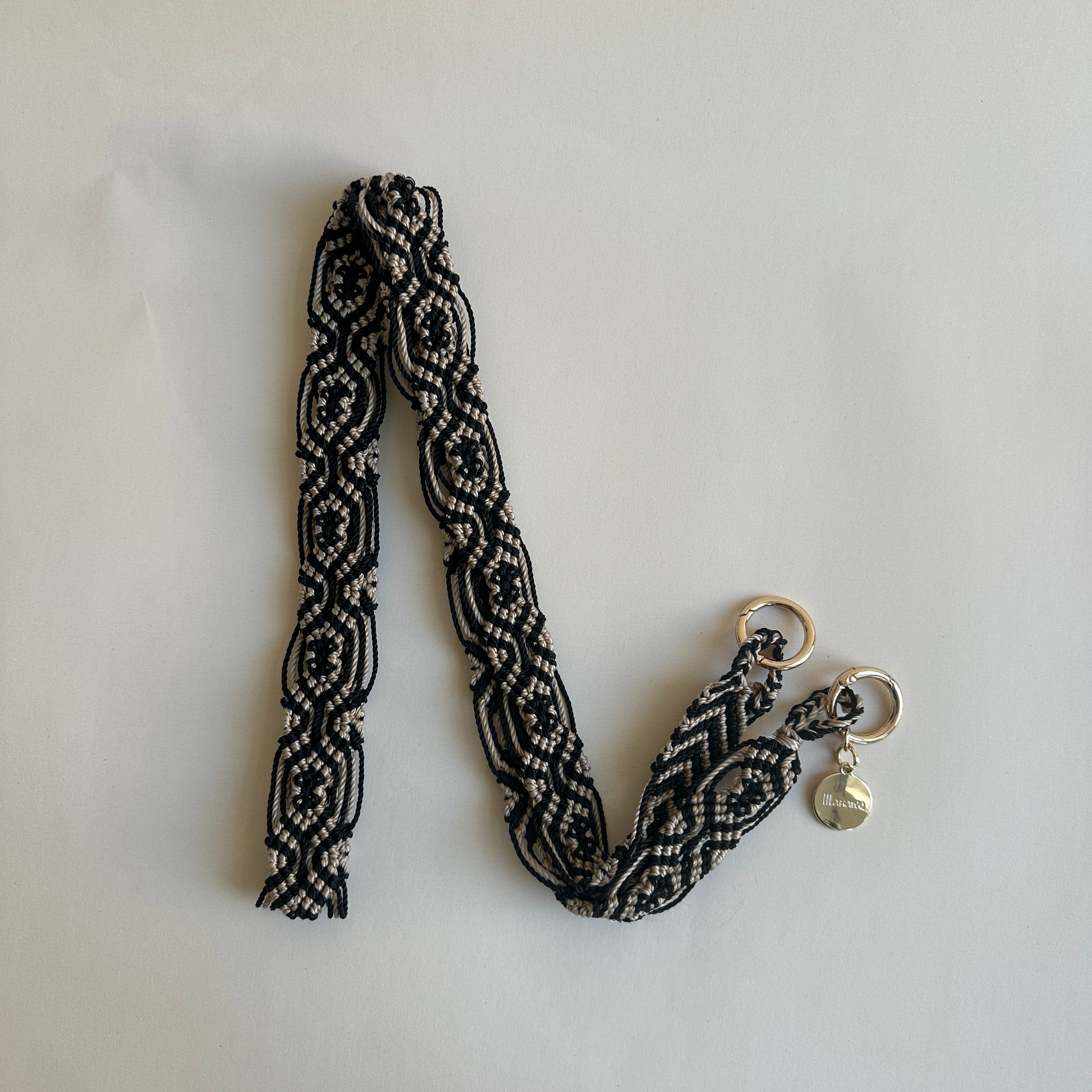 Espresso Macchiato Slim Phone Strap with Eyelets