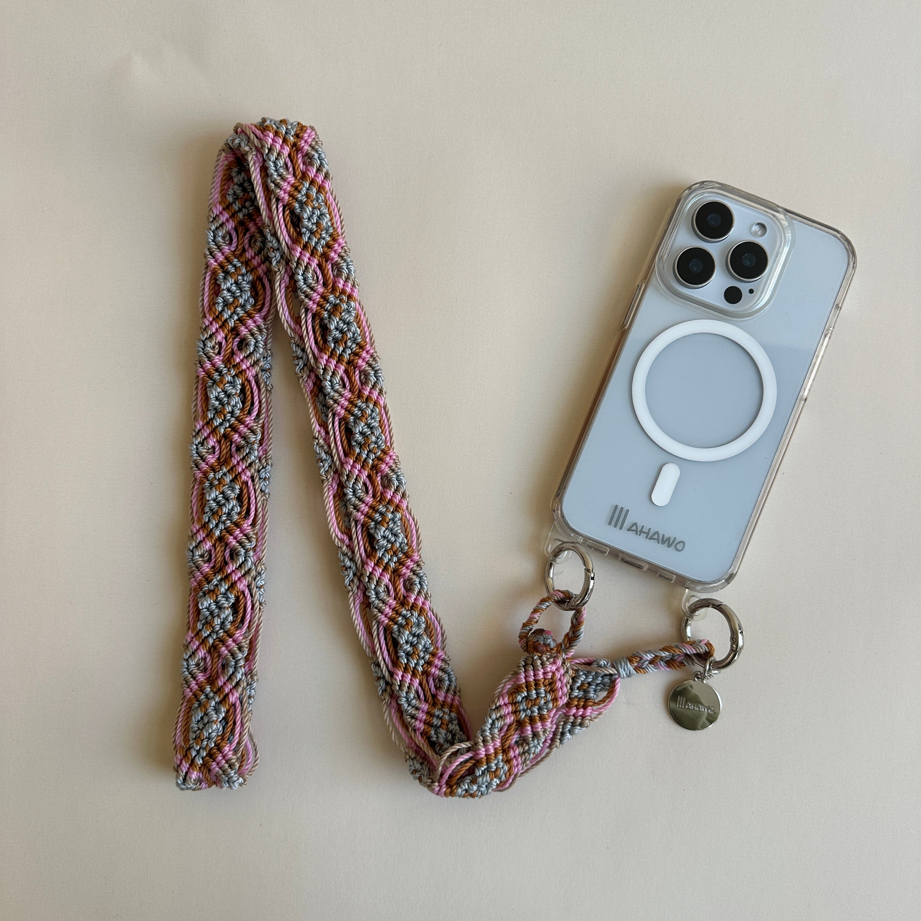 Coconut Kiss Slim Phone Strap with Eyelets