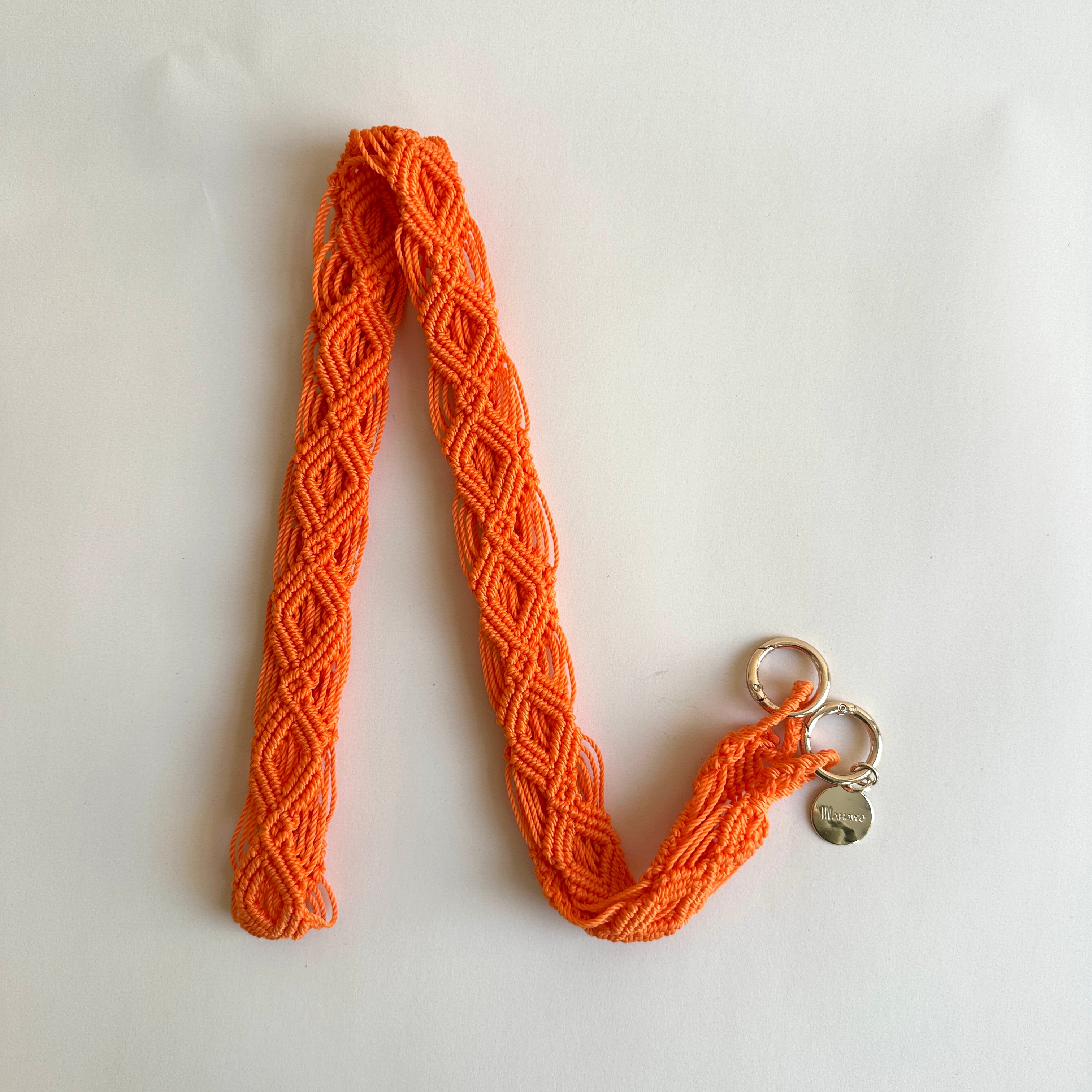 Juicy Orange Slim Phone Strap with Eyelets