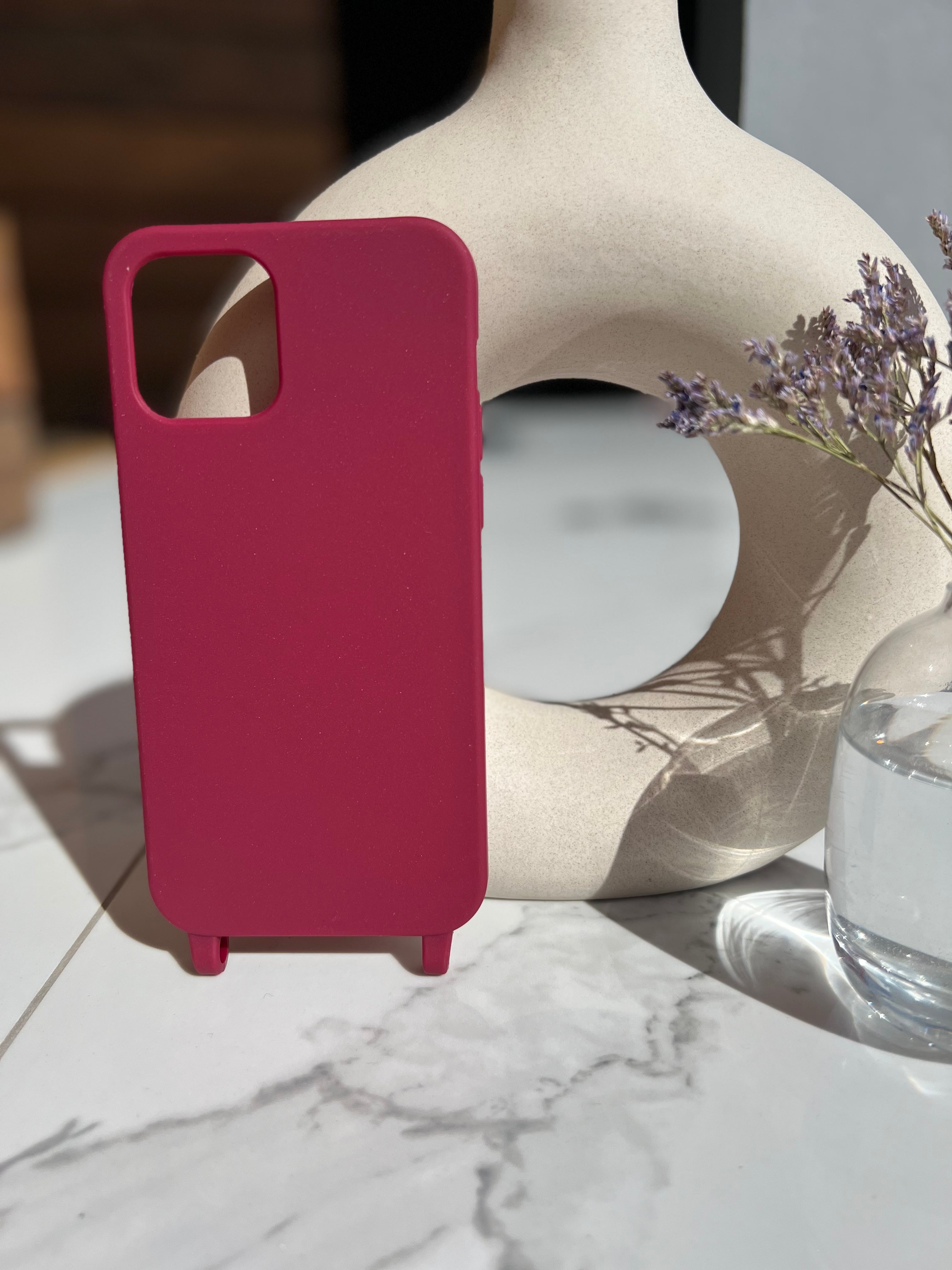 Phone Case with Eyelets Red 1. Version